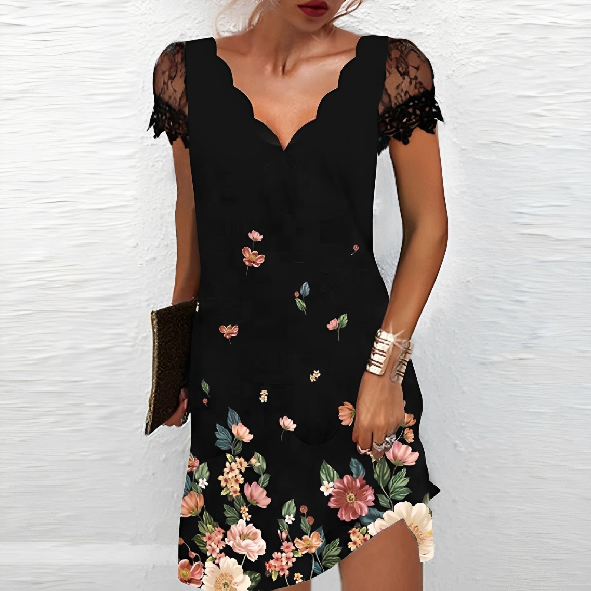 Vanessa - Stilvolles Kleid mit Blumenmuster für Damen