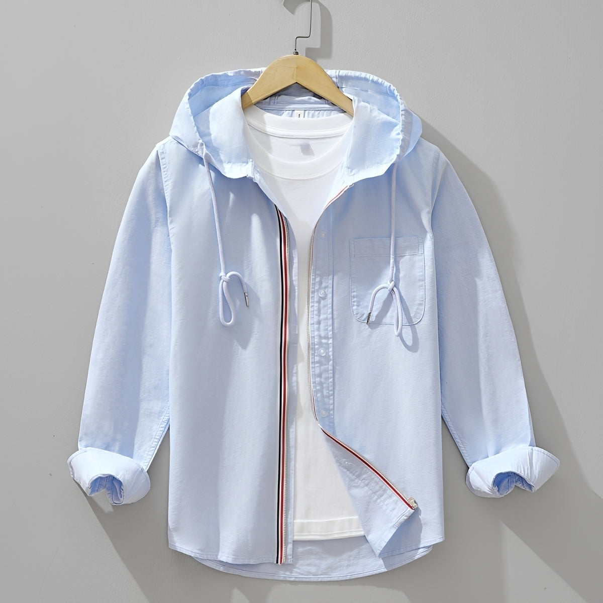 Richard - Lässiges Langarm-Shirt mit Kapuze für Herren