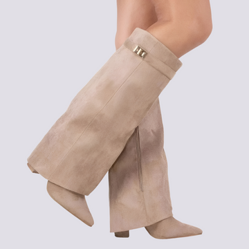 Blair - Stylische hohe Stiefel mit Klappe