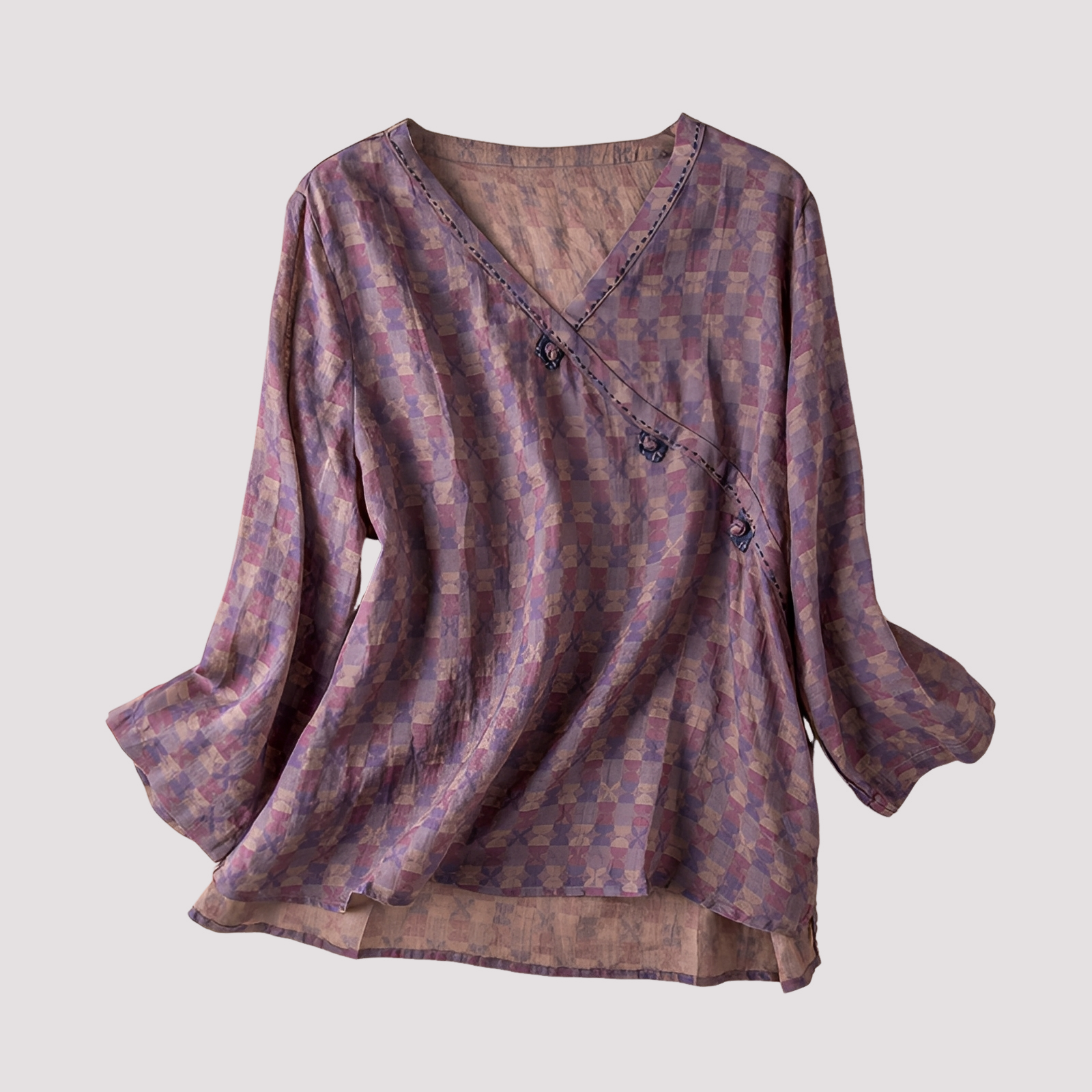 Monica - Stilvolle Bluse mit Blumenmuster für Damen