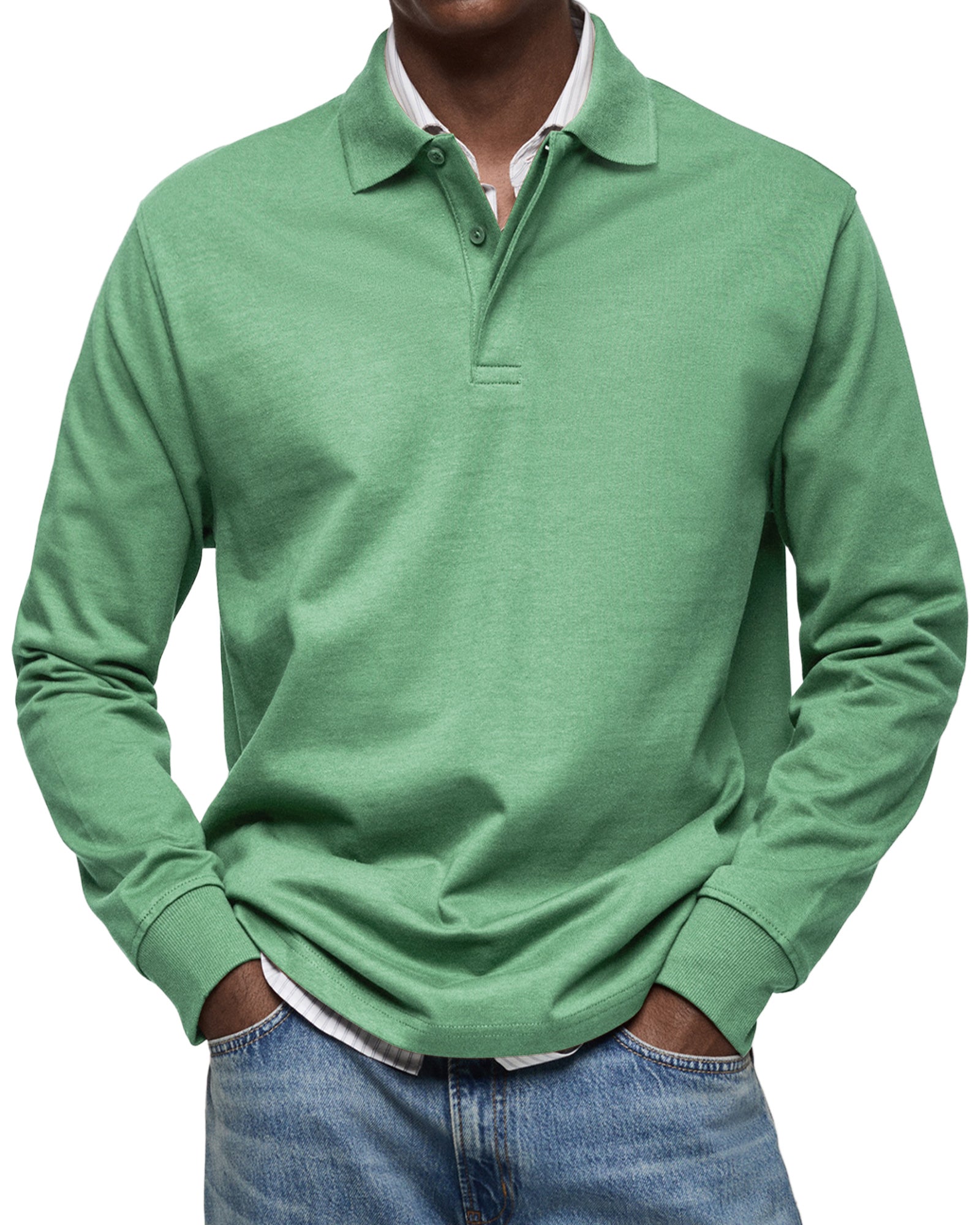 Oliver - Langarm-Poloshirt