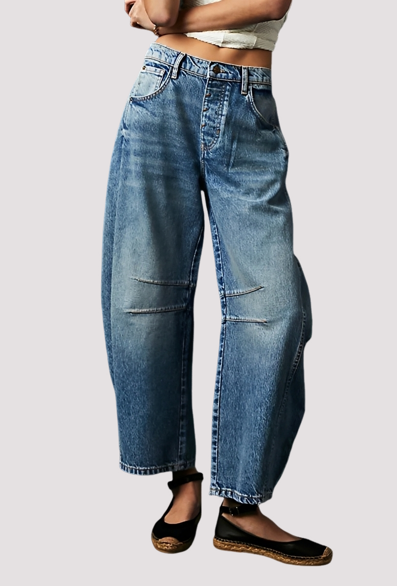 Kendra - Stylische weit geschnittene Hose