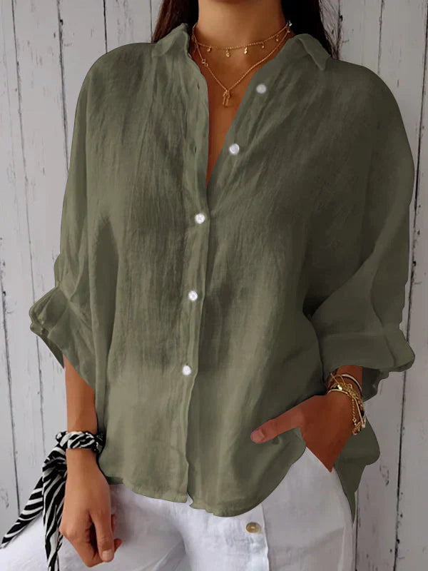 Madison - Zeitlos elegante Bluse mit Knopfleiste