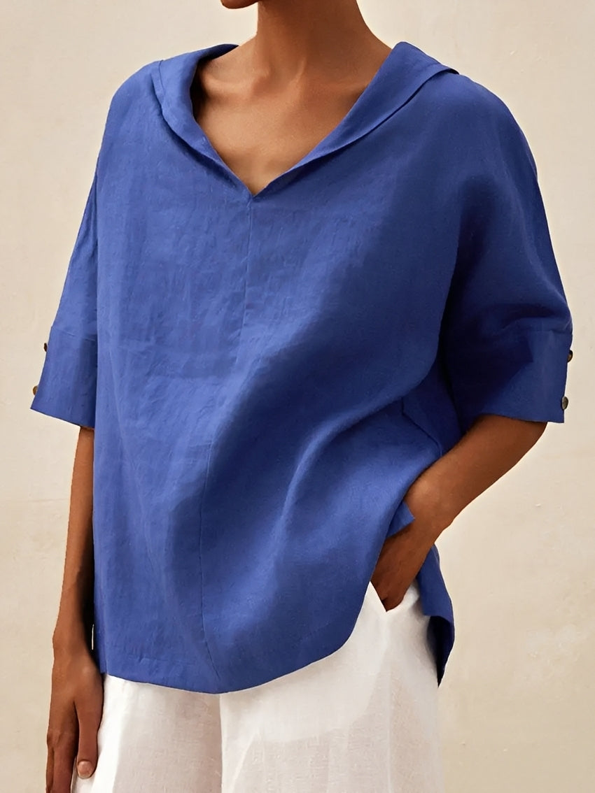 Angie - Lässige, locker sitzende Bluse für Damen