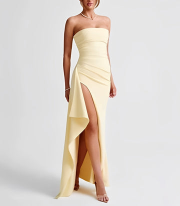 Danelle - Elegantes Schlitz-Maxikleid