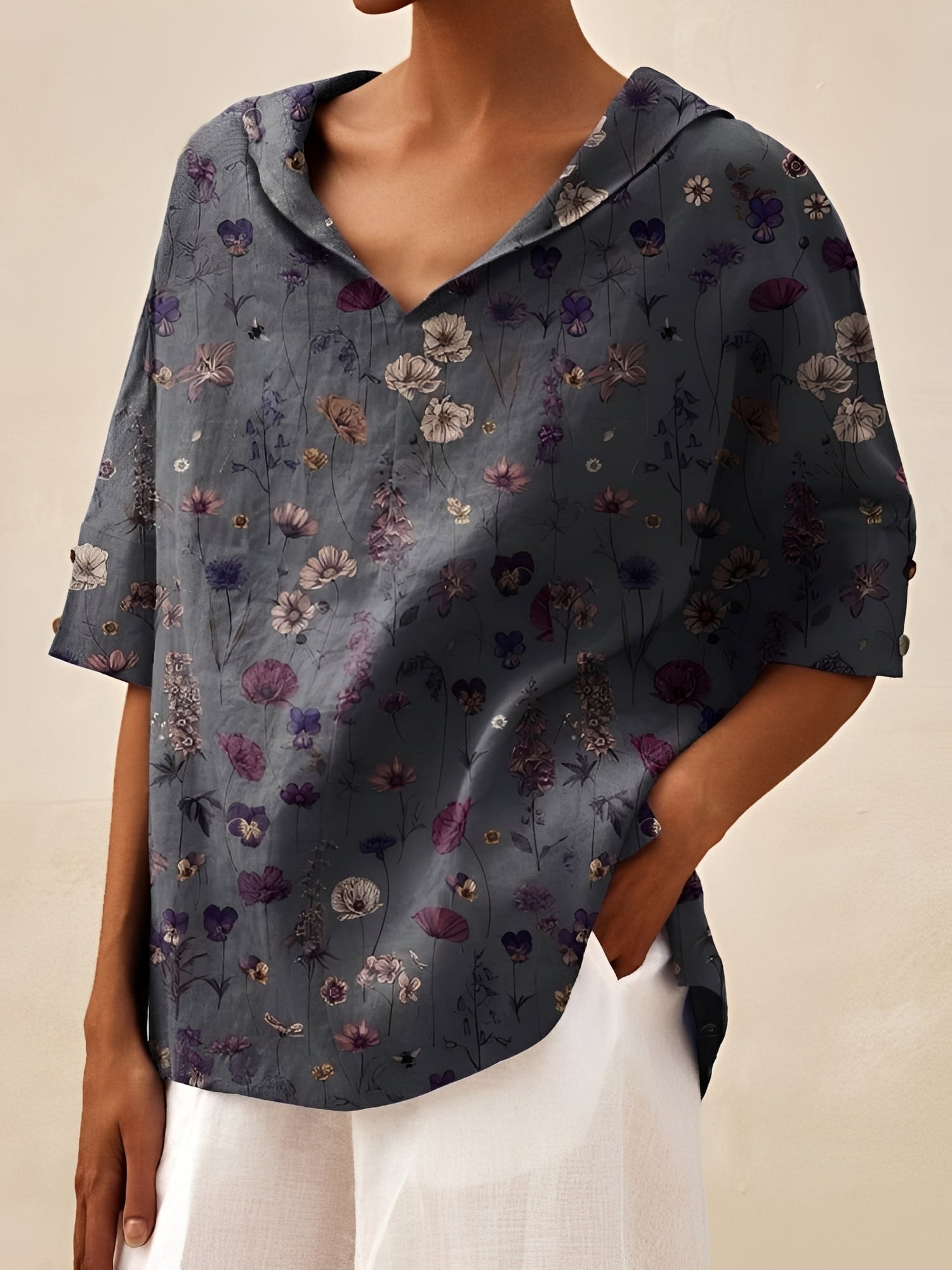 Angie - Lässige, locker sitzende Bluse für Damen