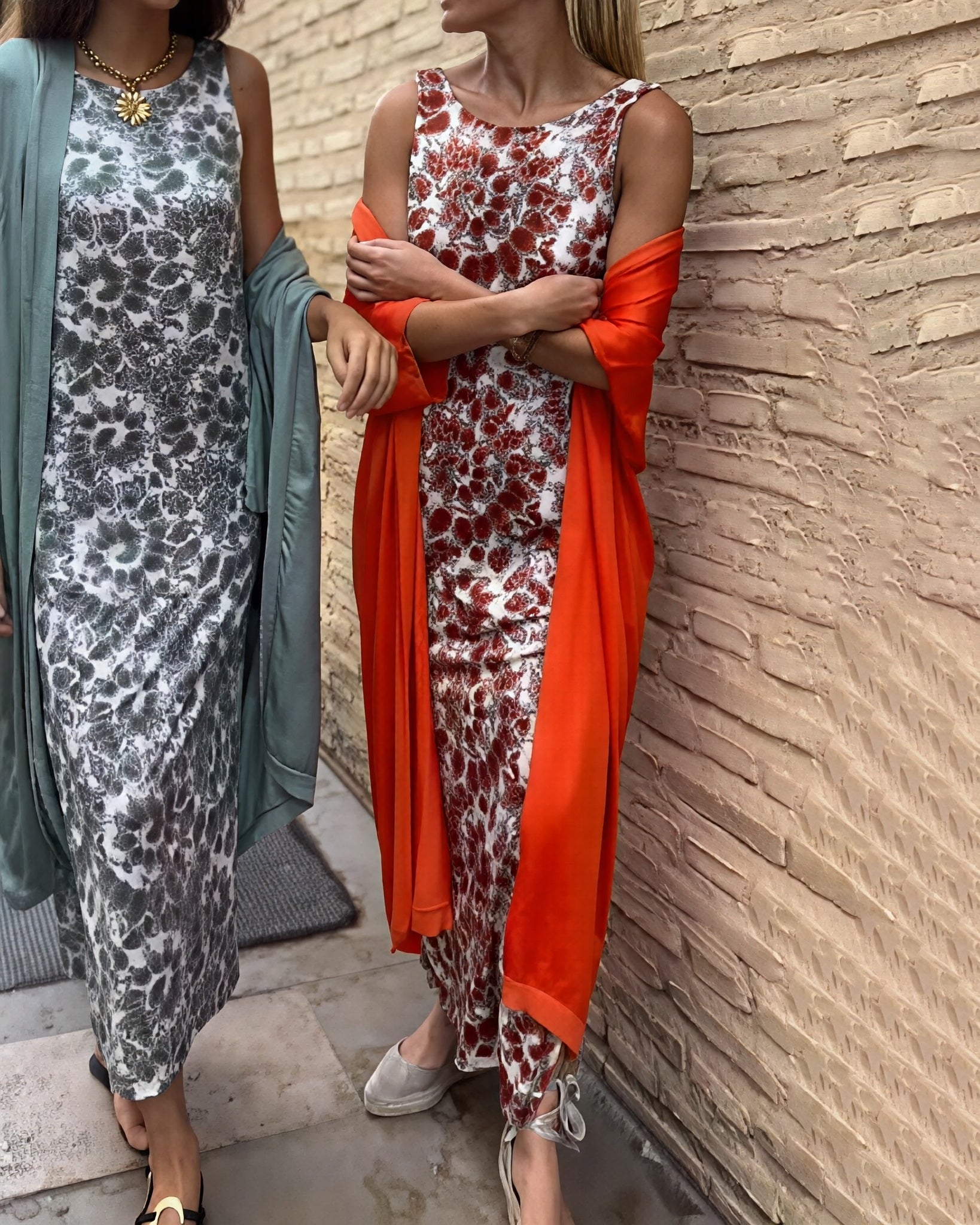 Sophia - Maxikleid für Damen mit Muster