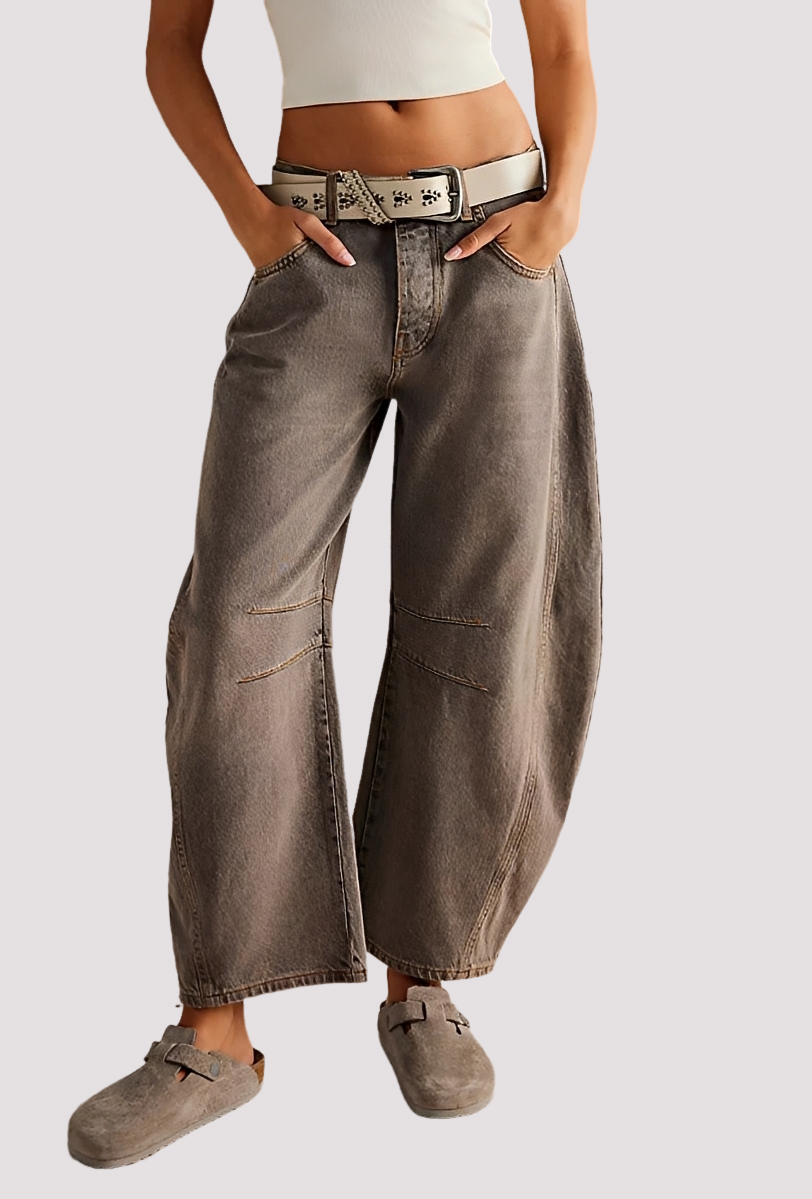 Kendra - Stylische weit geschnittene Hose