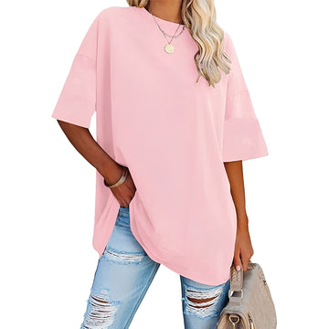 Alice - Lockeres T-Shirt mit Überschnittenen Schultern