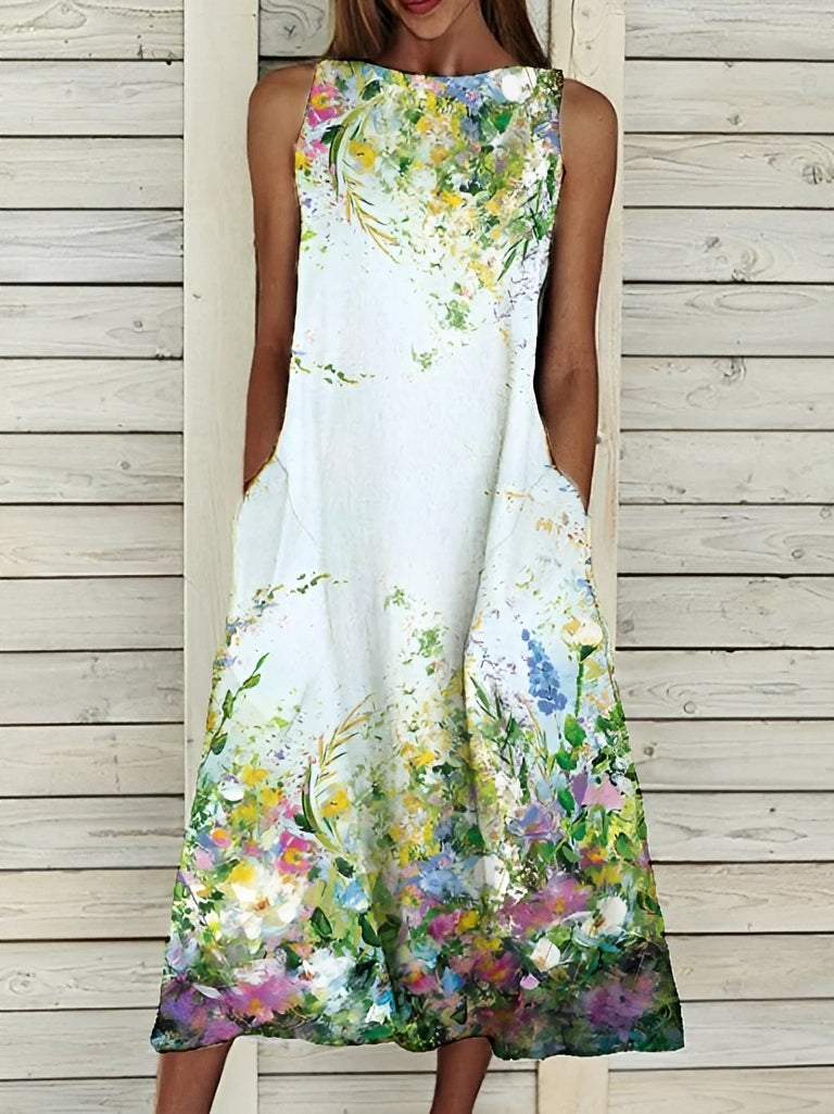 Josephine - Stilvolles Kleid mit Blumenmuster für Damen