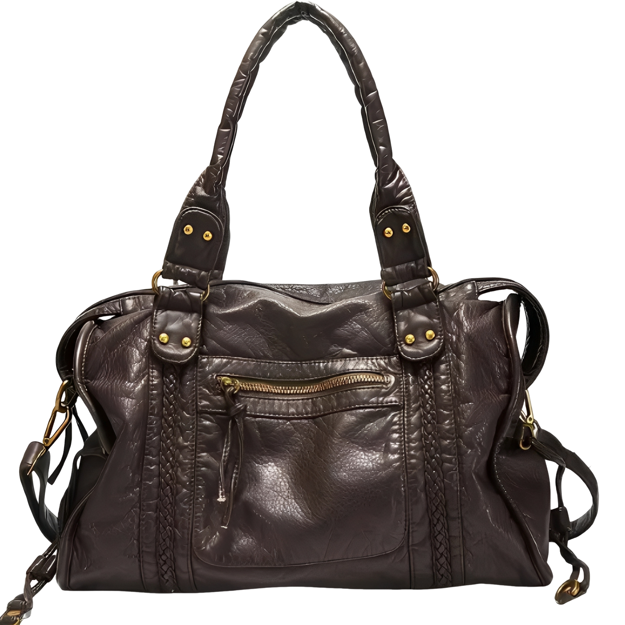 Hollie - Damen-Tasche mit Zipper im lockeren Design