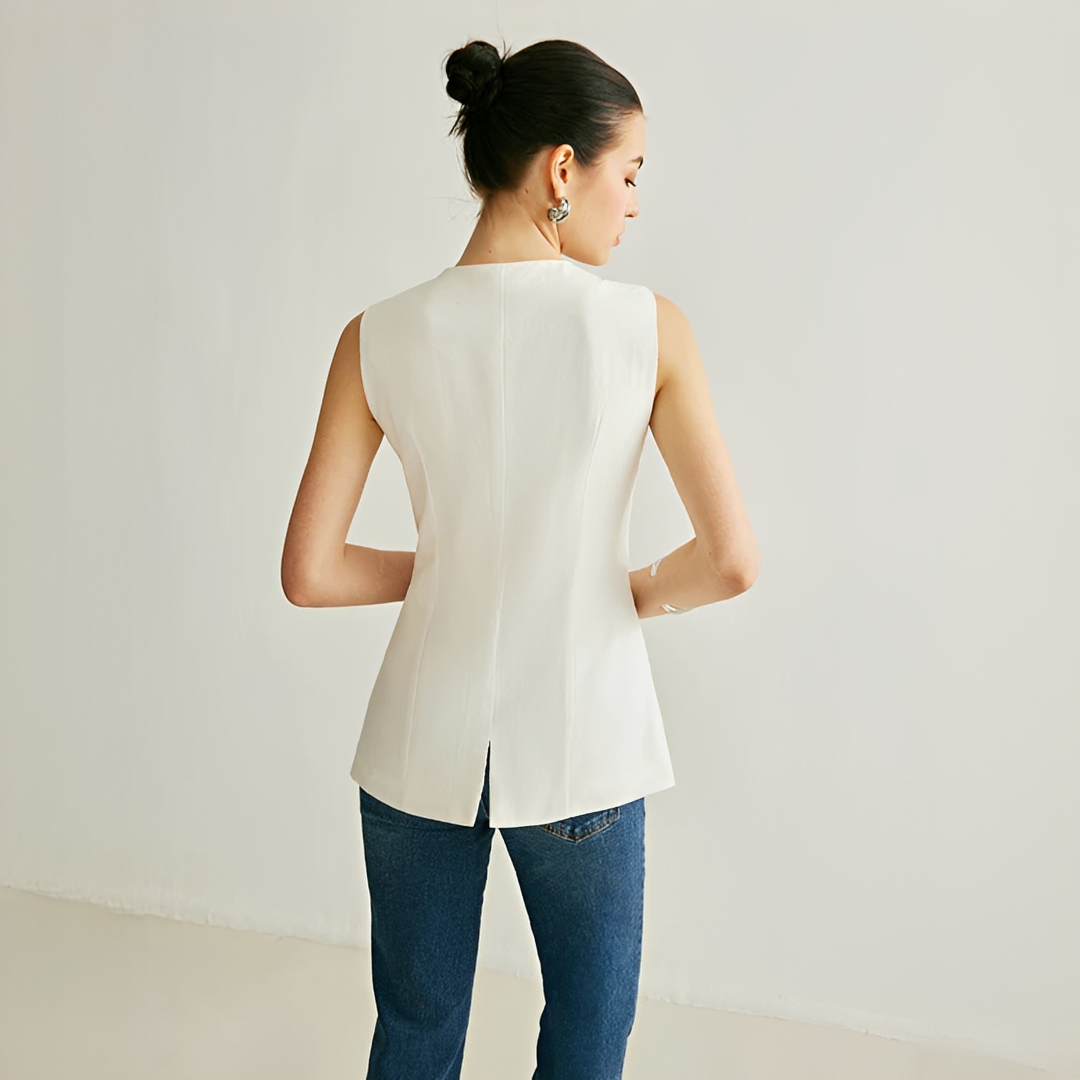 Nyla - Elegante ärmellose Weste