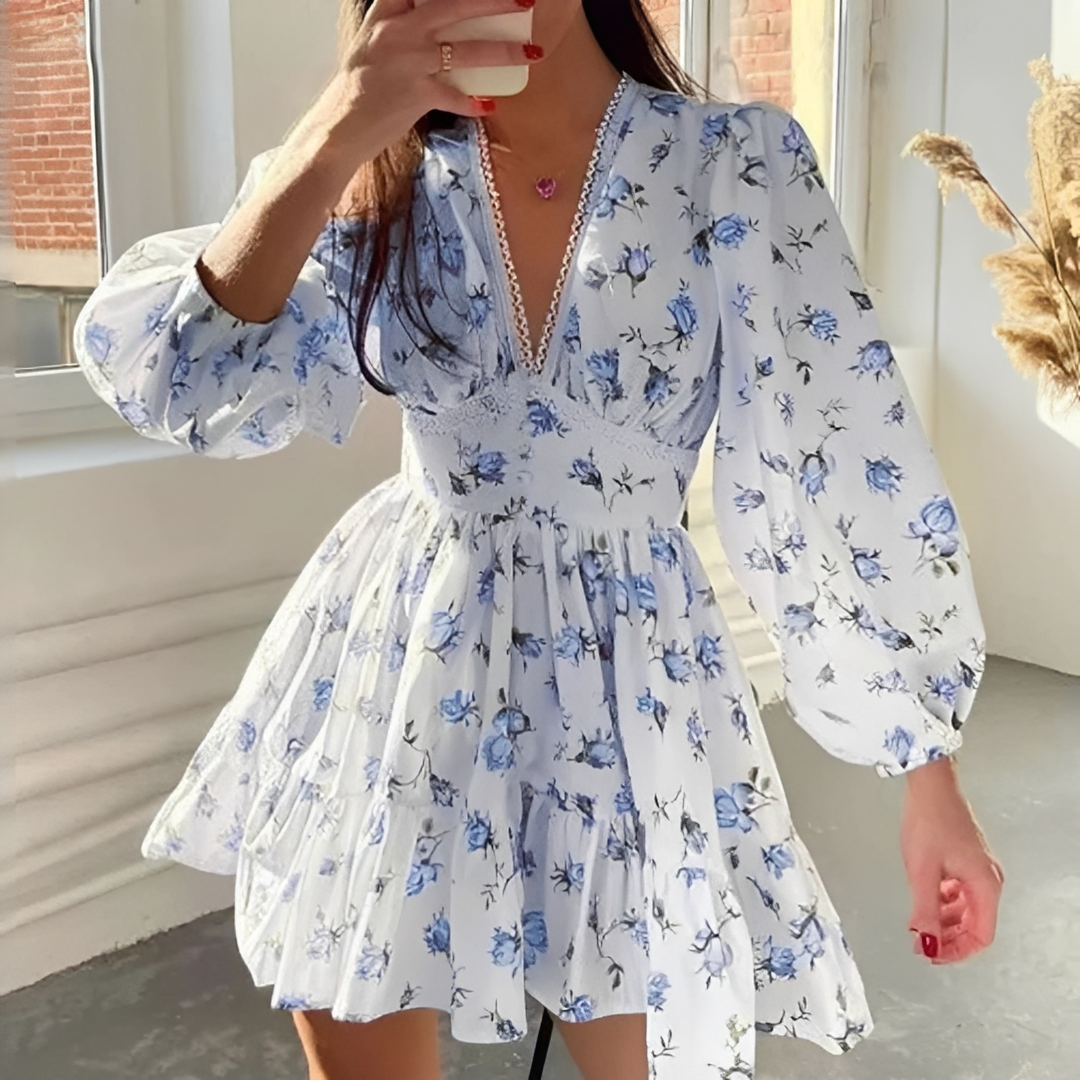Jessamin - Schickes Damen-Sommerkleid mit Blumenprint