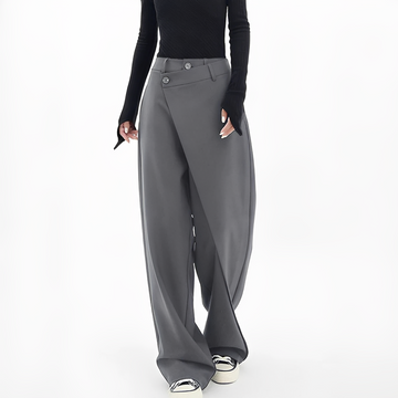 Lussey - Eine trendige Damenhose mit weitem Schnitt