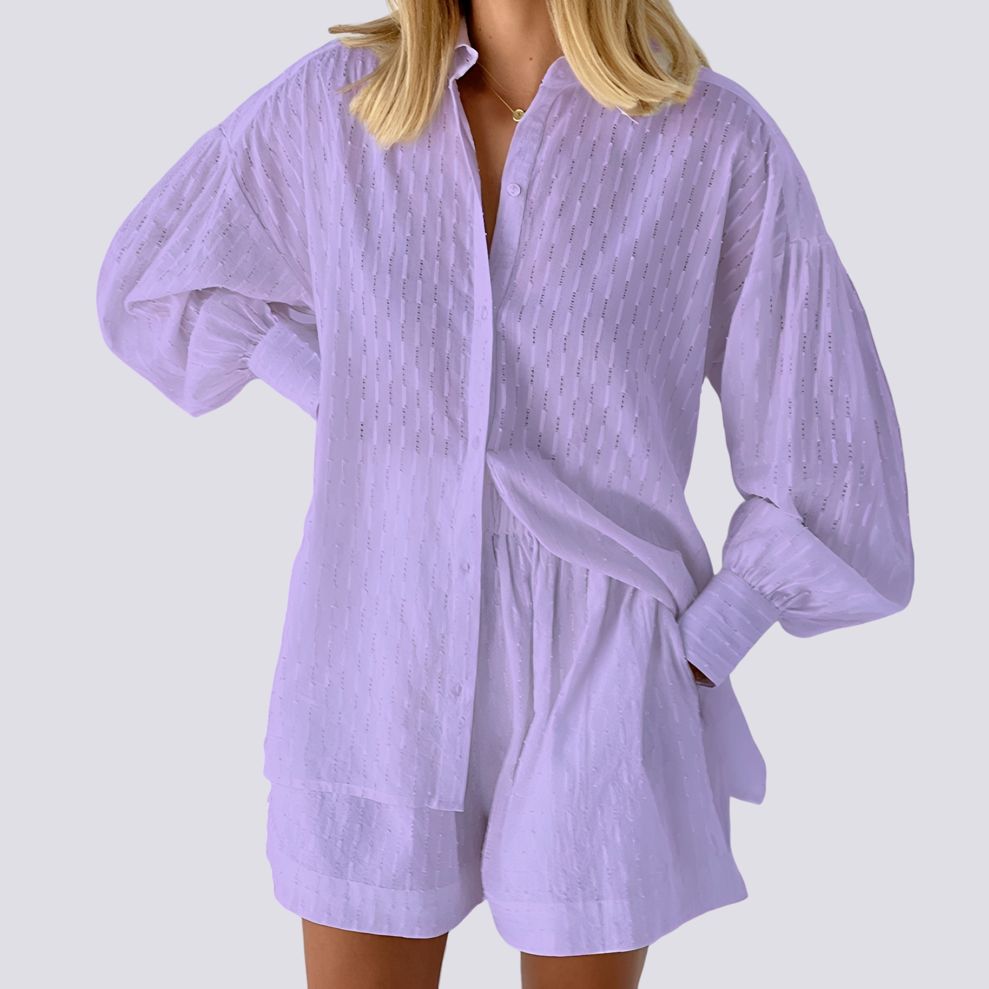 Patricia - Stilvolles, locker sitzendes zweiteiliges Set für Damen