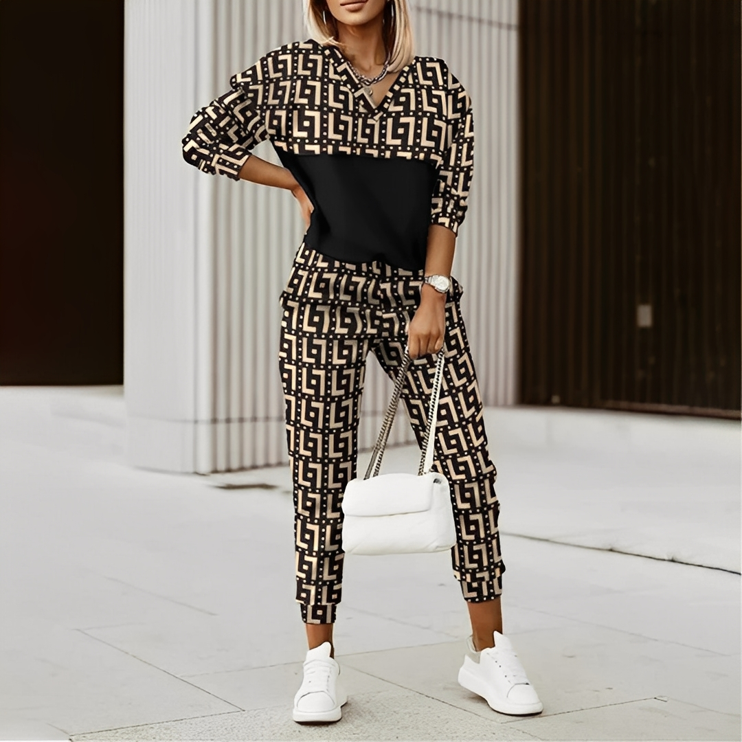 Chenafe - Trendiges zweiteiliges Damen-Set