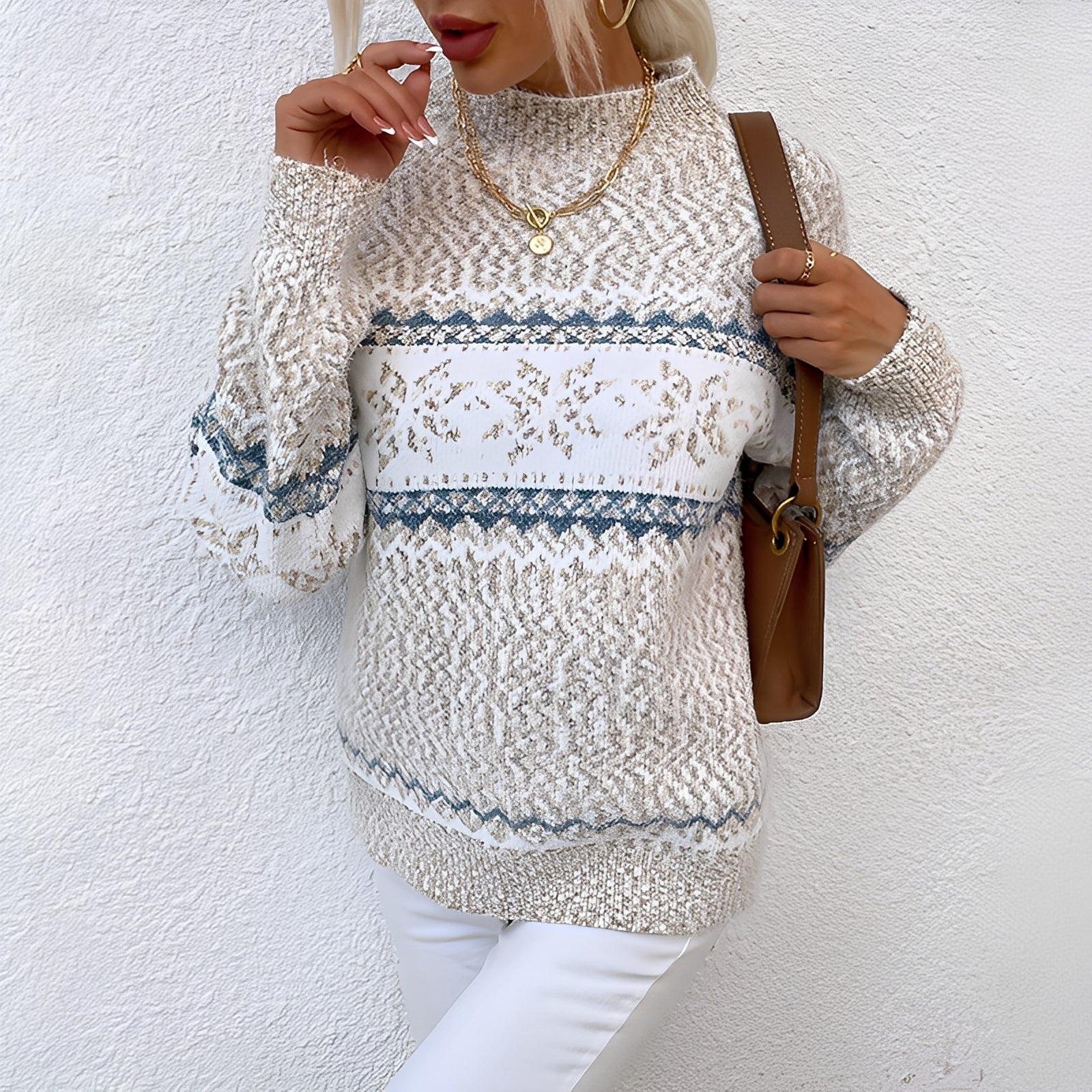 Joselyne - Warmer Winterpullover für Damen