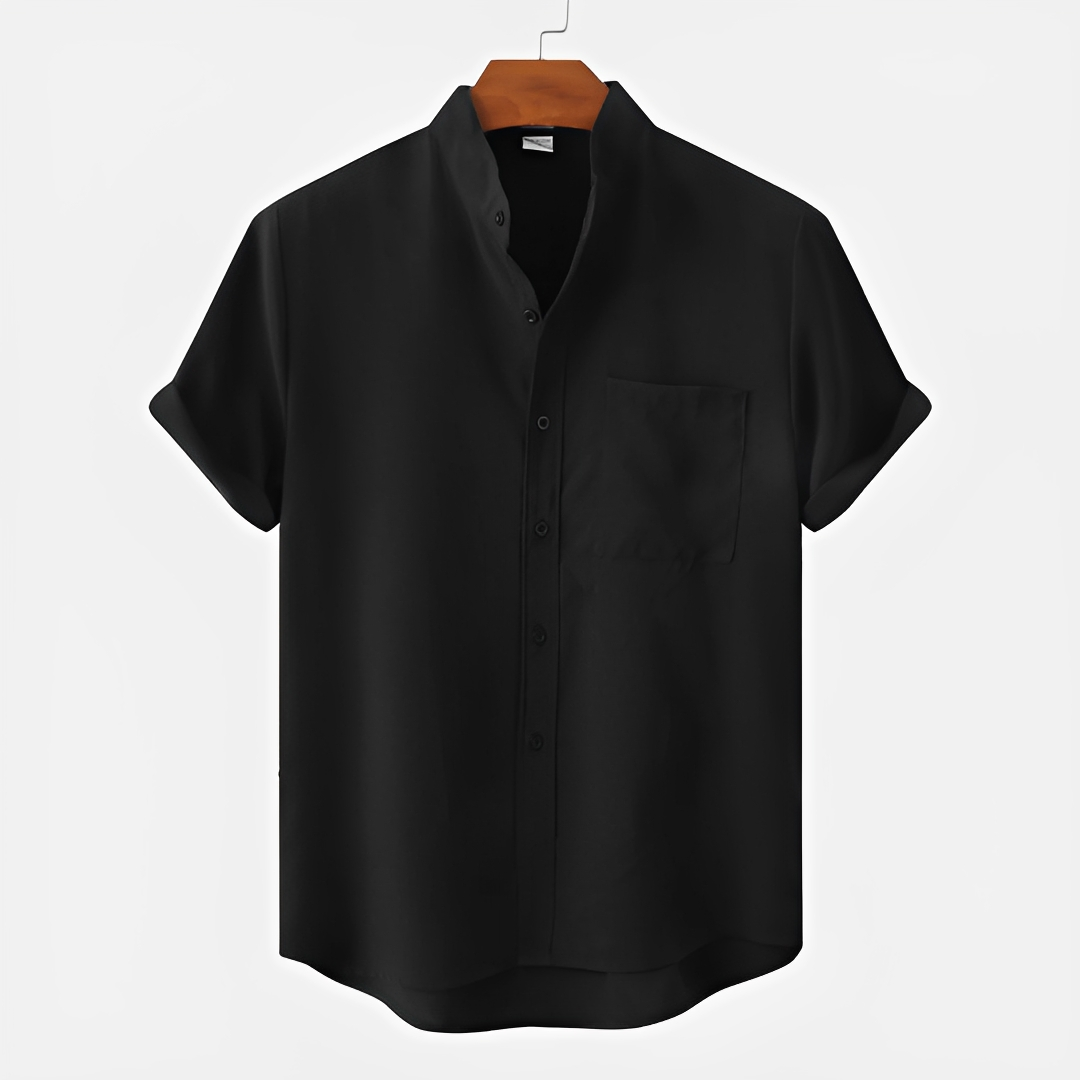 Hayden - Schlichtes Button-Up-Polo-Shirt