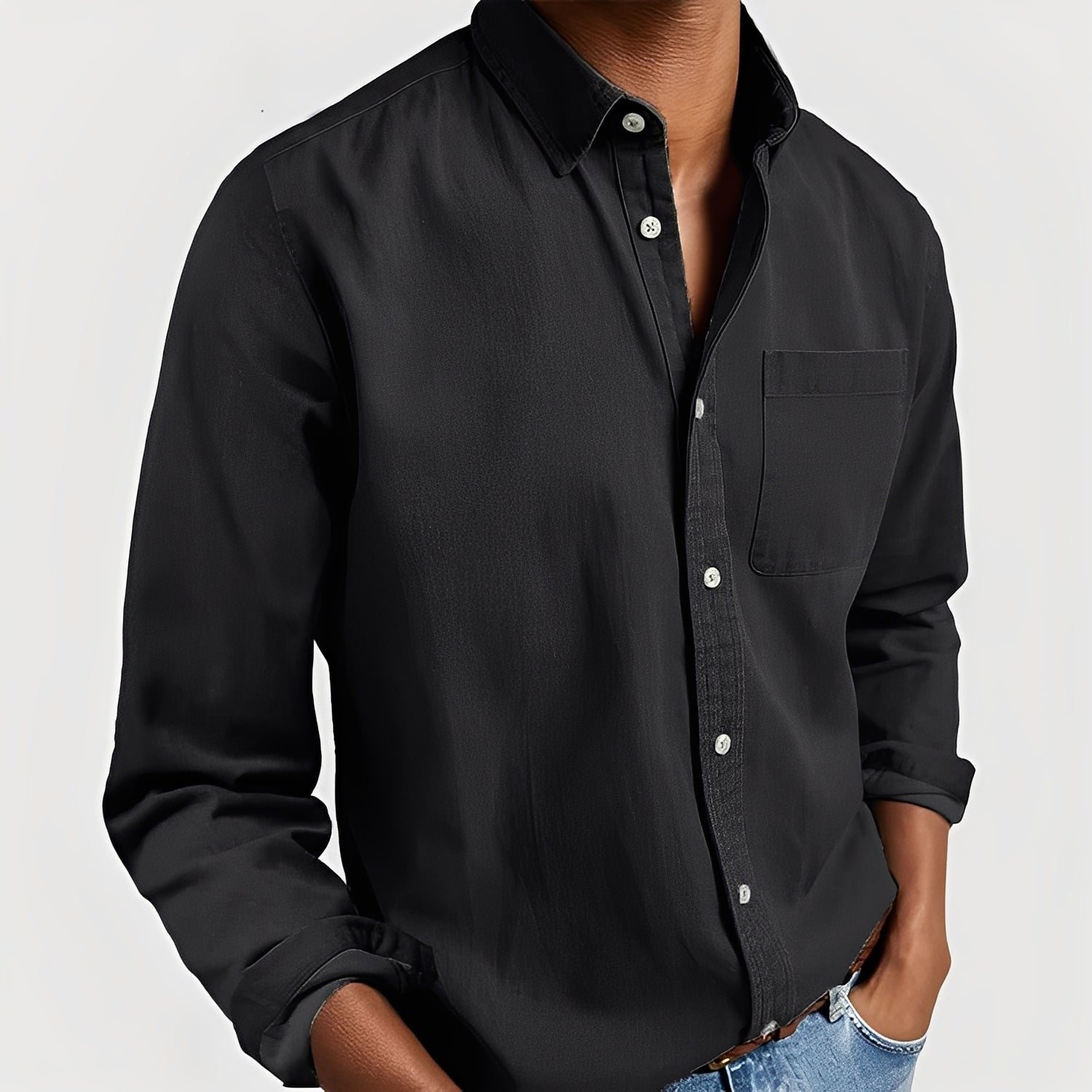 Gauvain - Stilvolles Langarmhemd für Herren