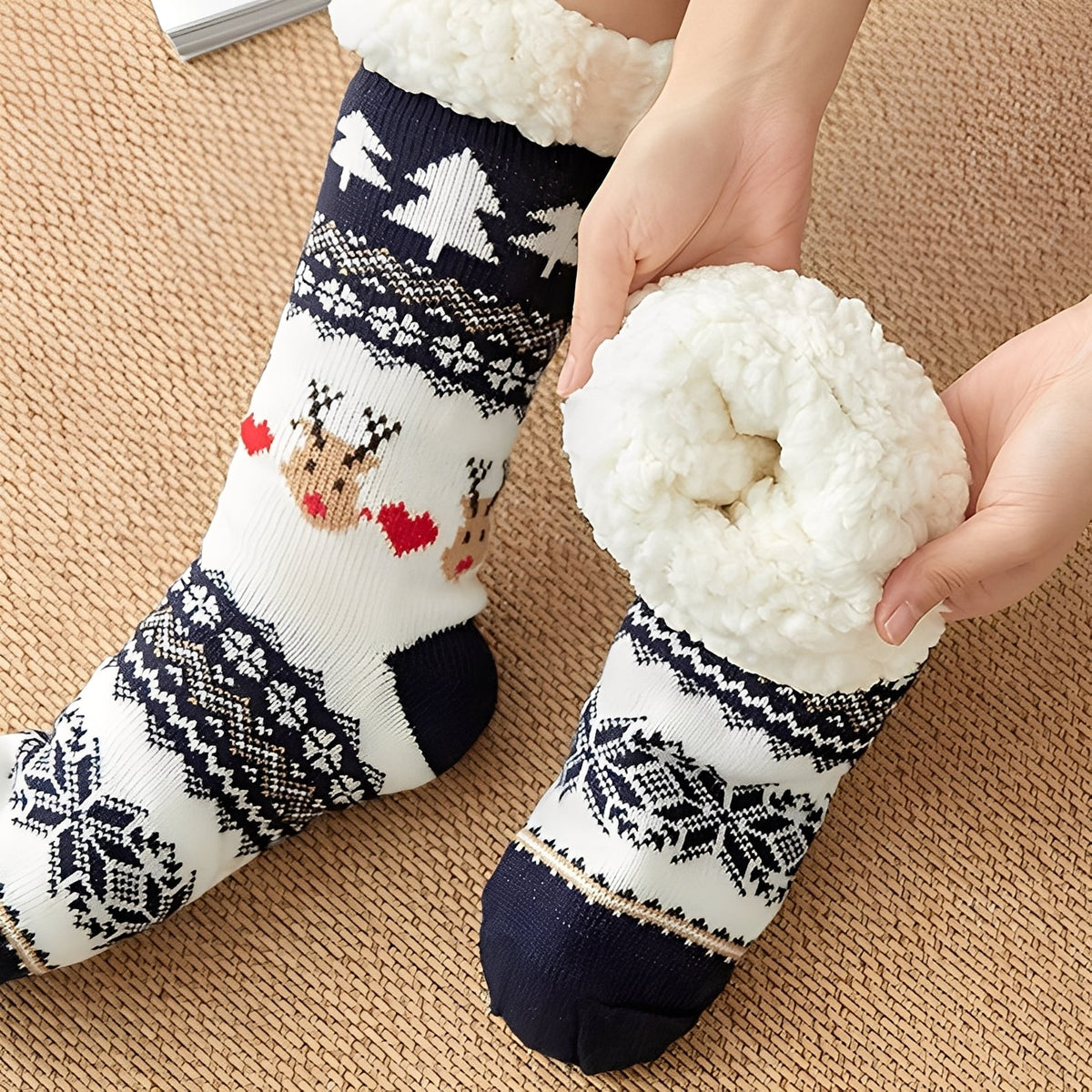 Kassia - Elegante und gemütliche Weihnachtssocken