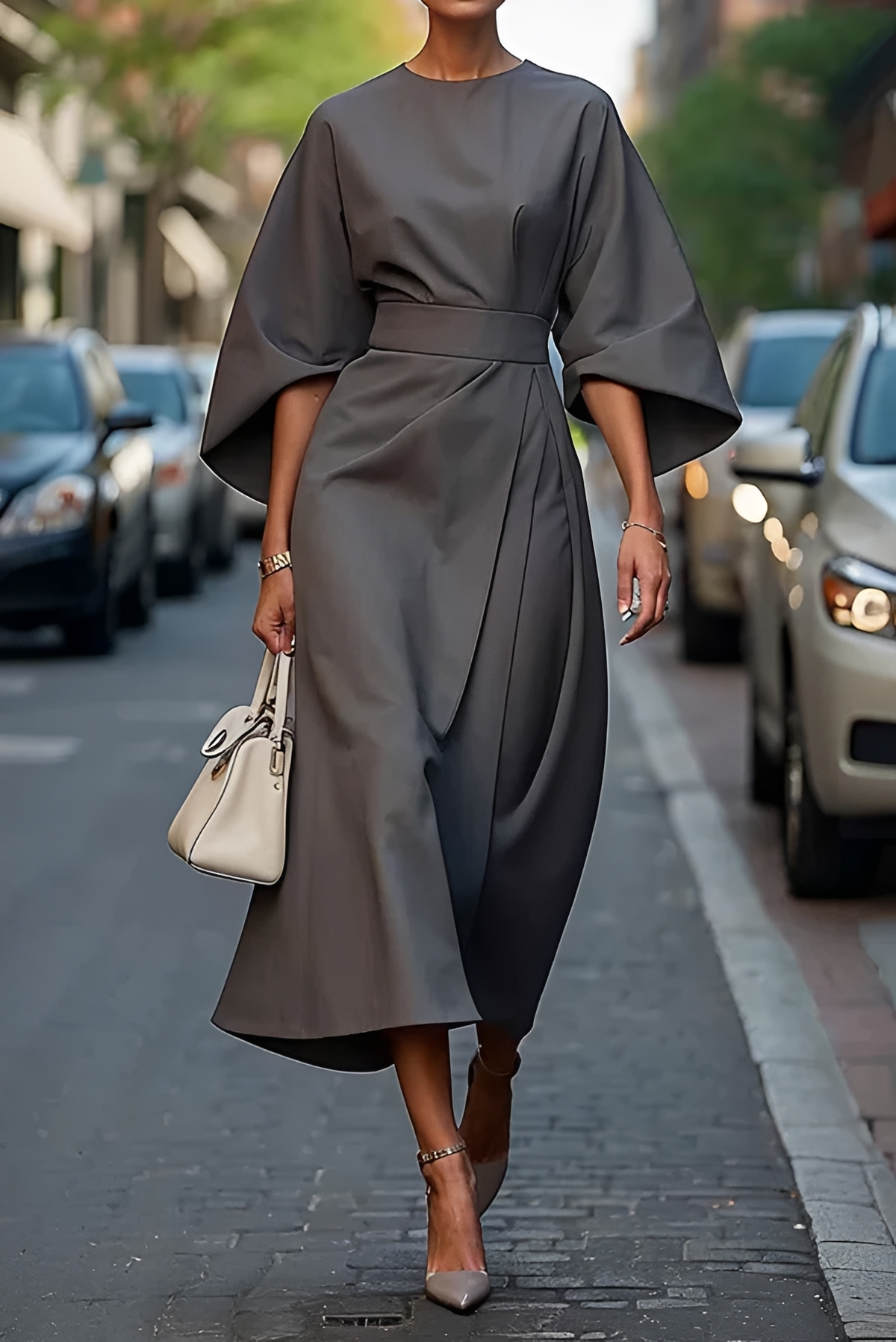 Vera - Schickes Midikleid mit Taille