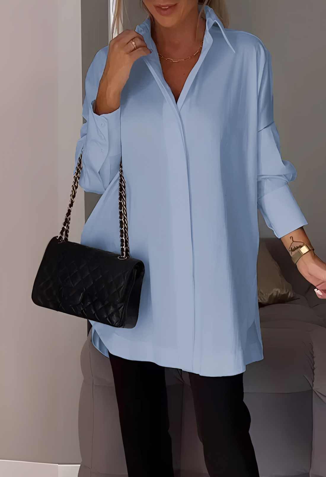 Lauren - Elegantes Langärmliges Hemd