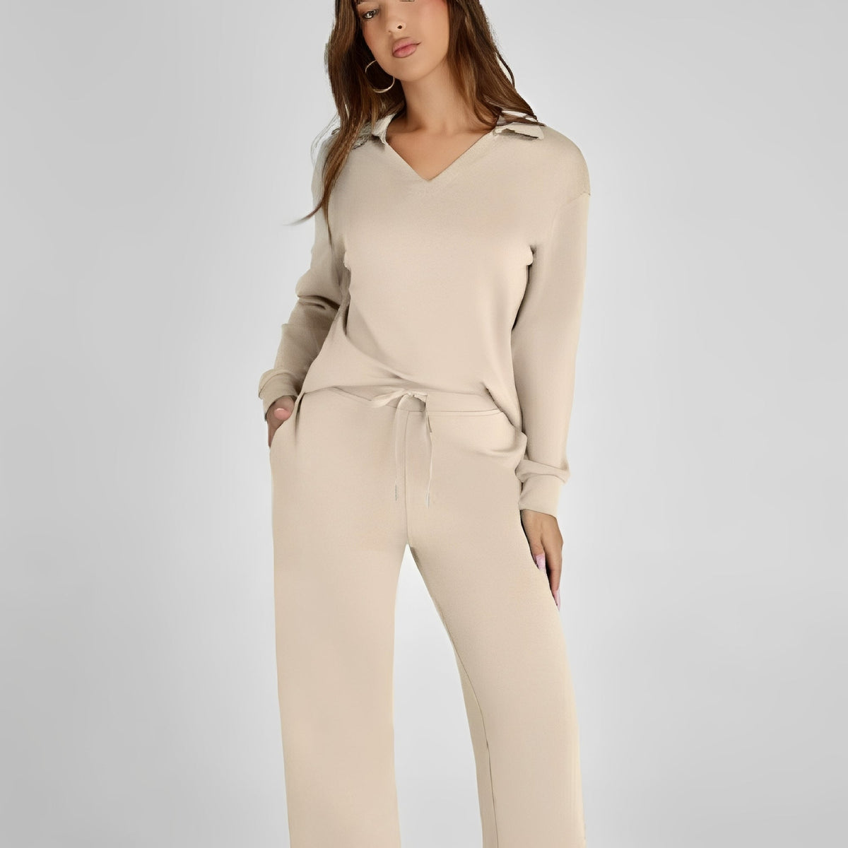 Carmena - Bequemes und angenehmes Hosen-Set