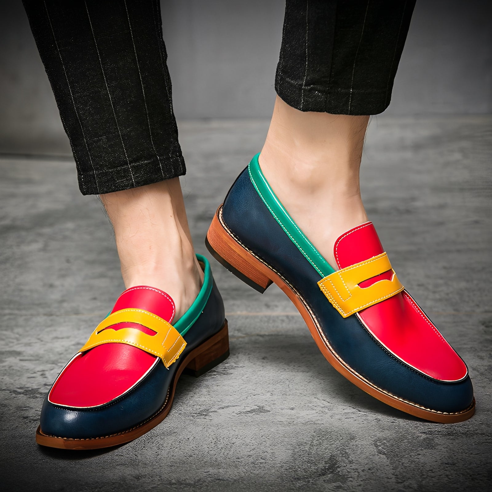 Archie – Herren-Slipper – stilvoll und farbenfroh
