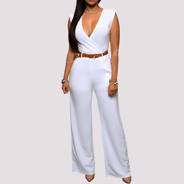 Esther - Eleganter Jumpsuit mit Gürtel für Damen
