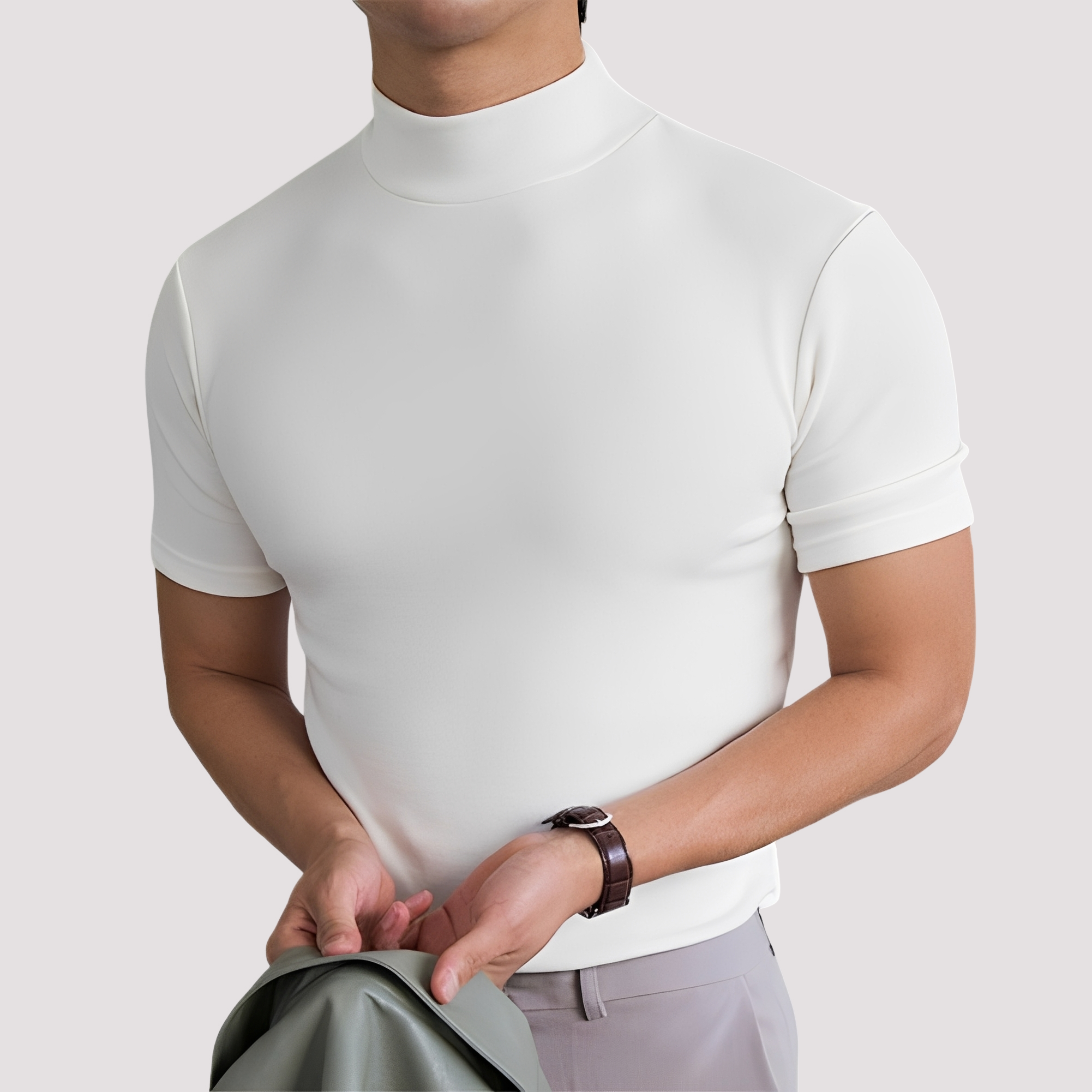 Alfie - Lässiges T-Shirt in schmaler Passform für Herren
