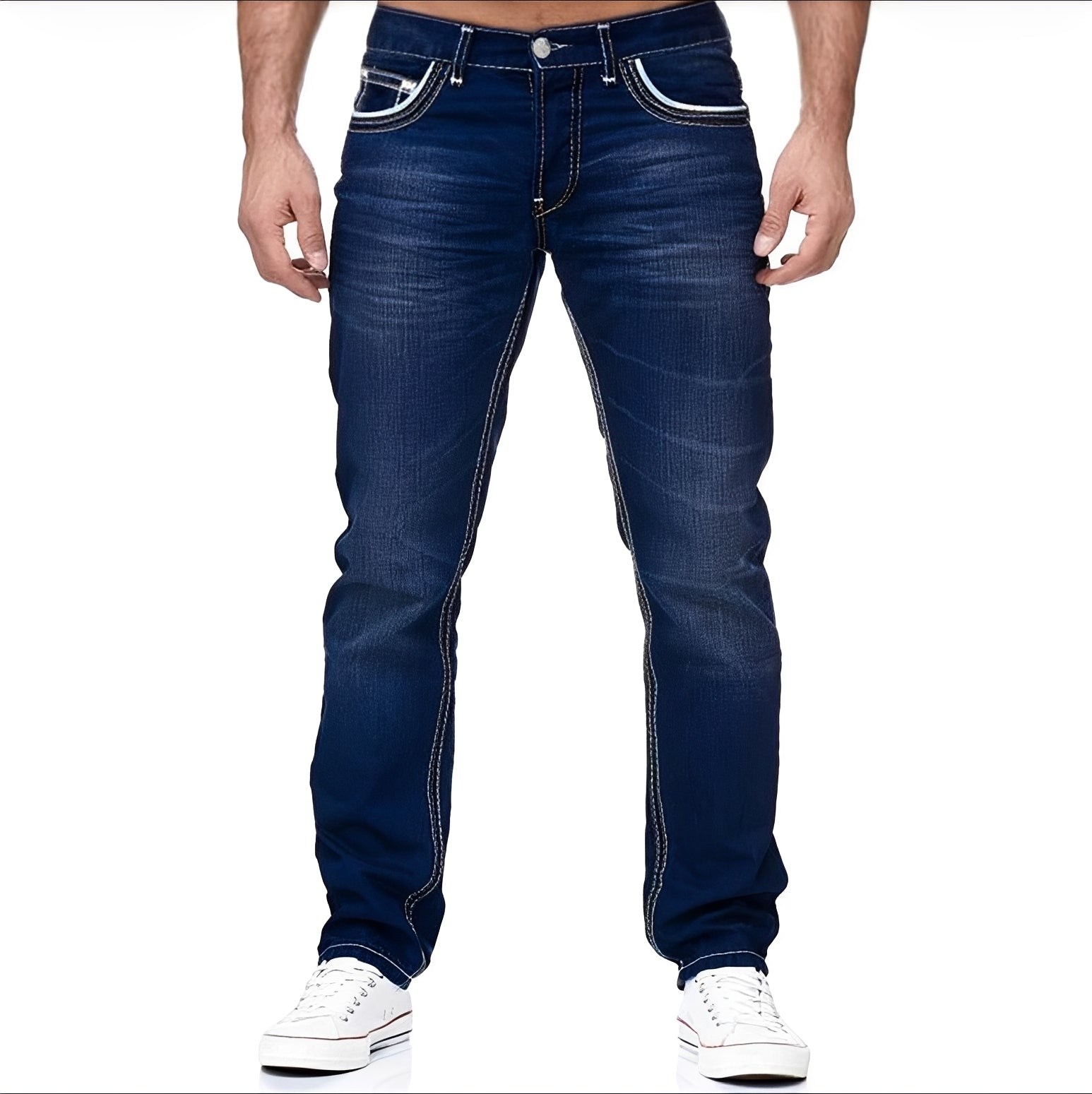 Andy - Stilvolle Jeans im Used-Look für Herren