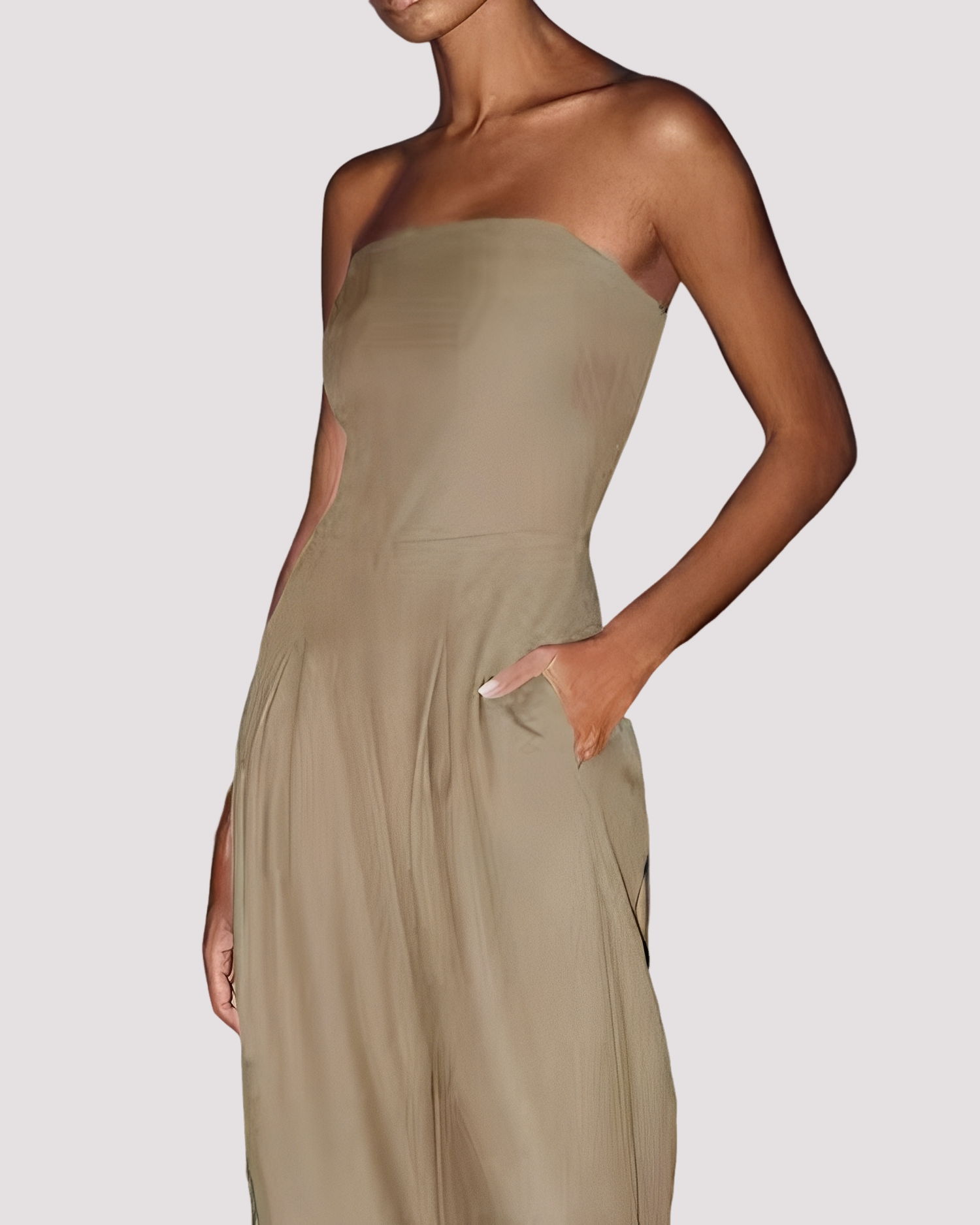 Carmen - Formeller Trägerloser Jumpsuit