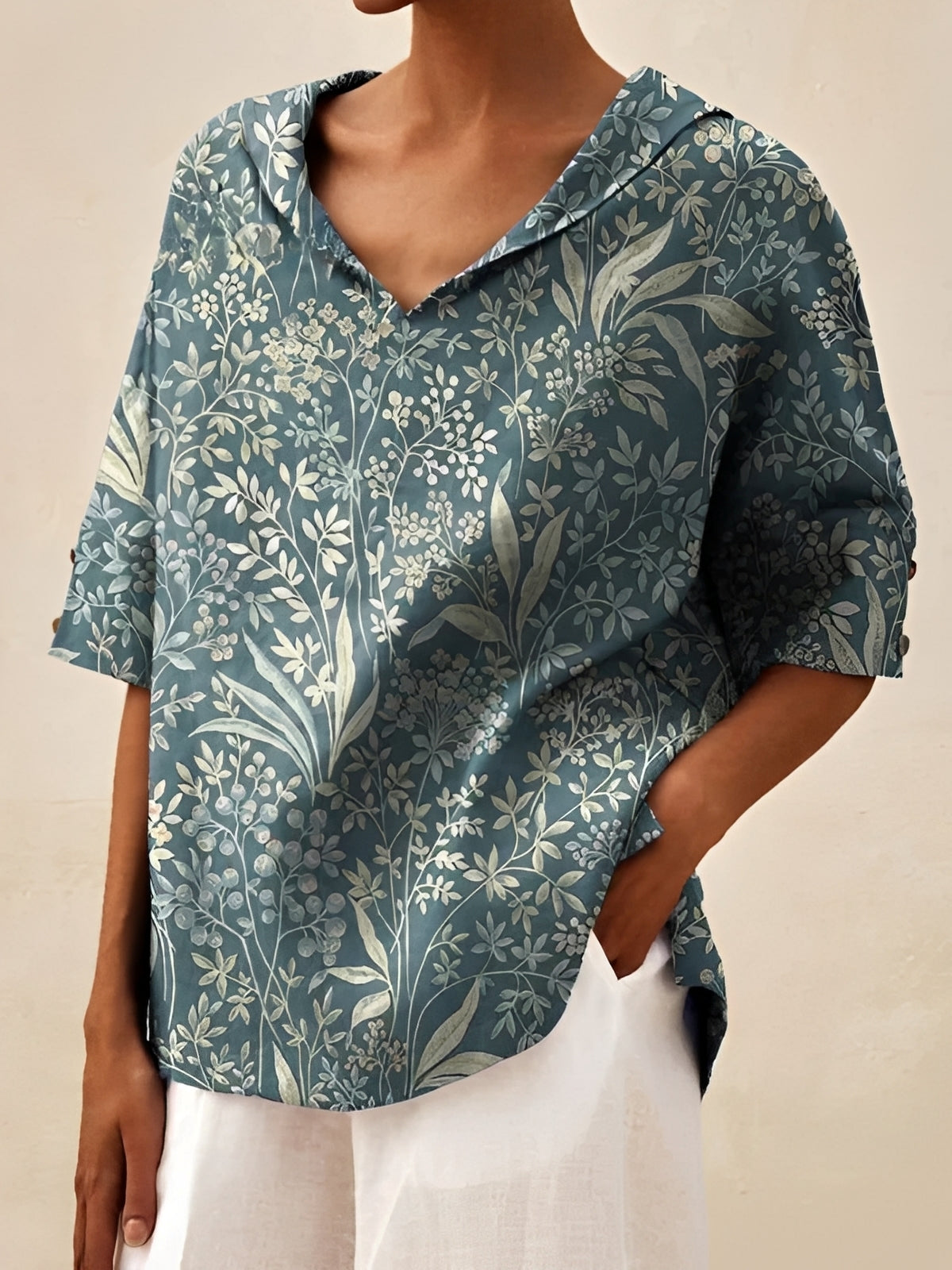 Angie - Lässige, locker sitzende Bluse für Damen
