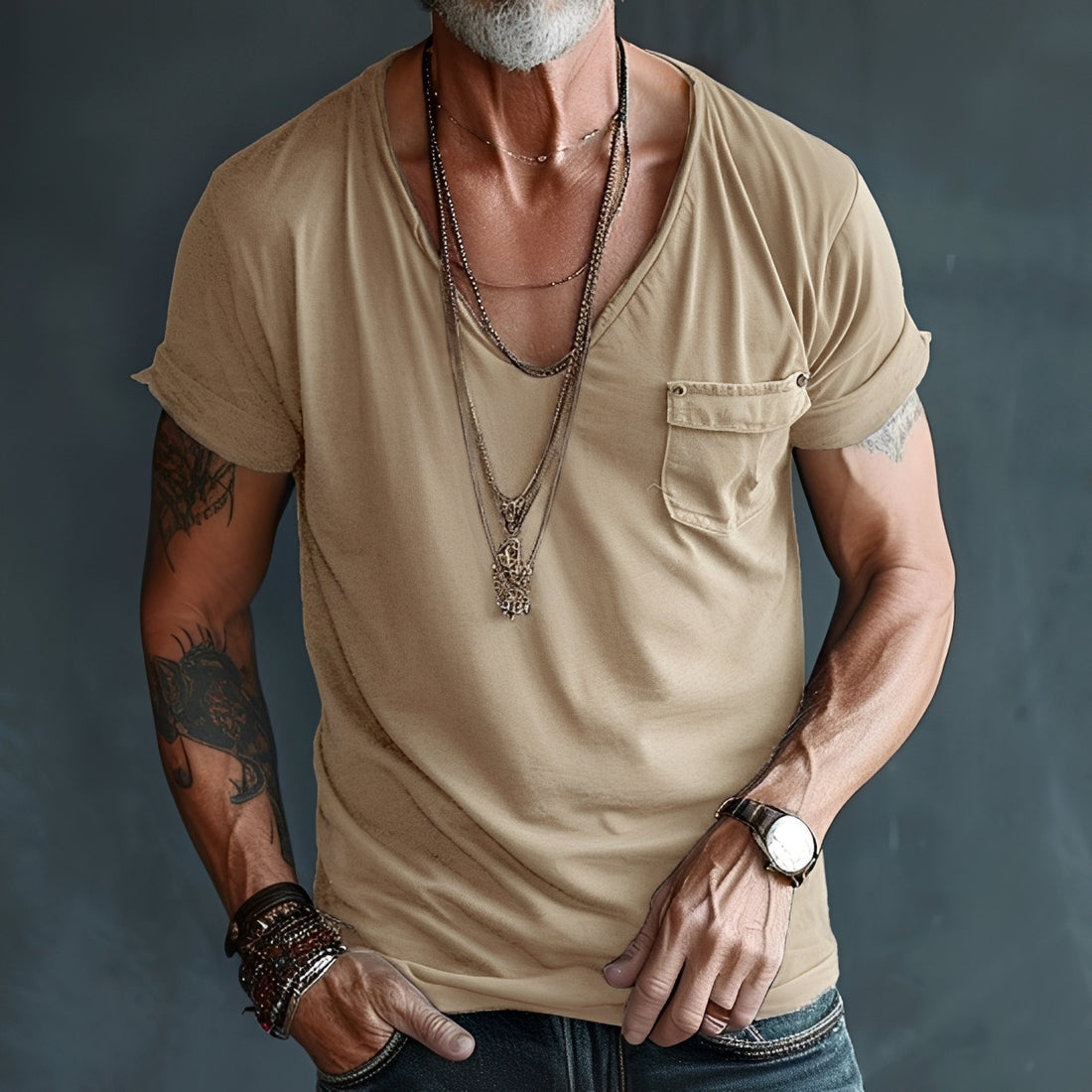 Eddie – T-Shirt für Herren – Lässig und locker