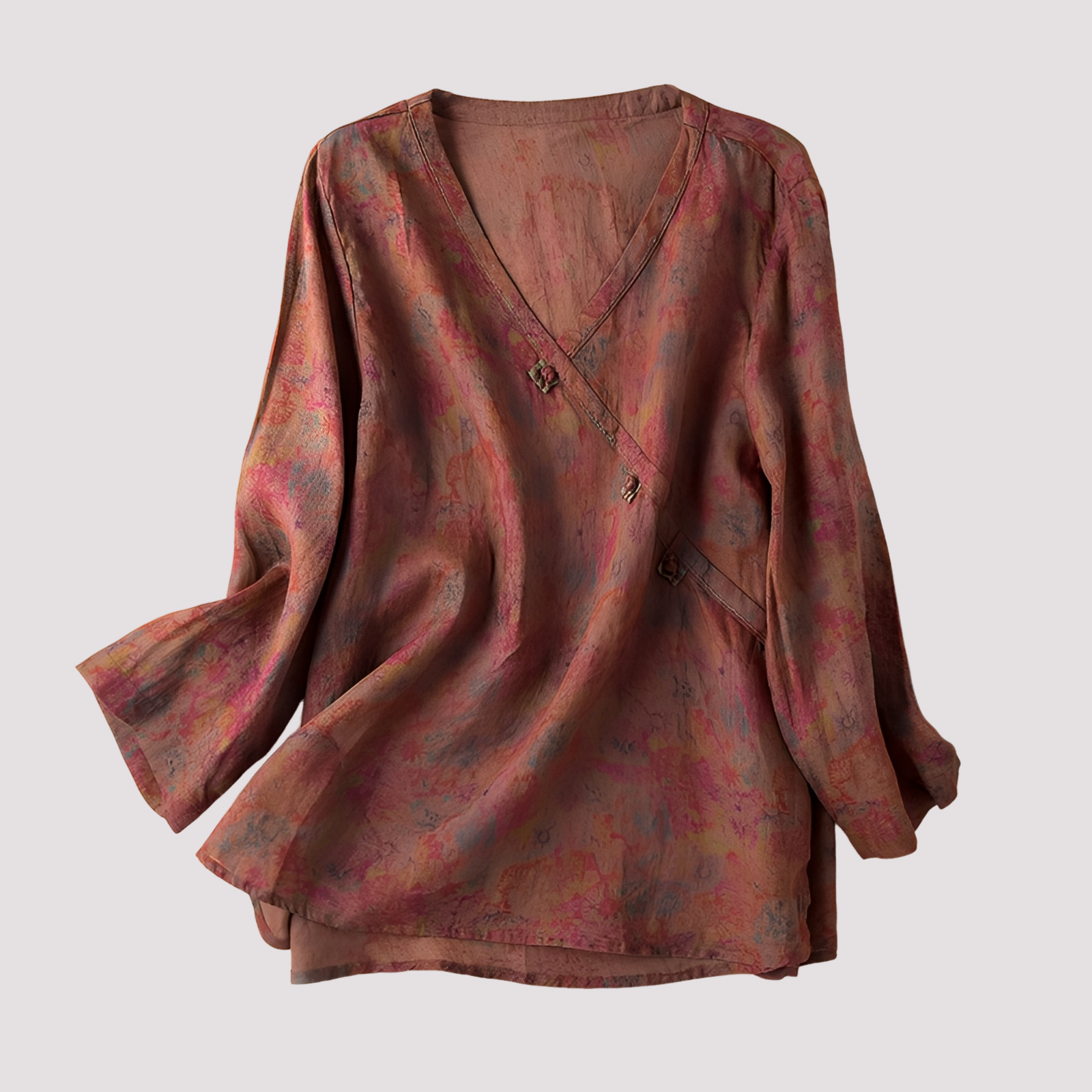 Monica - Stilvolle Bluse mit Blumenmuster für Damen