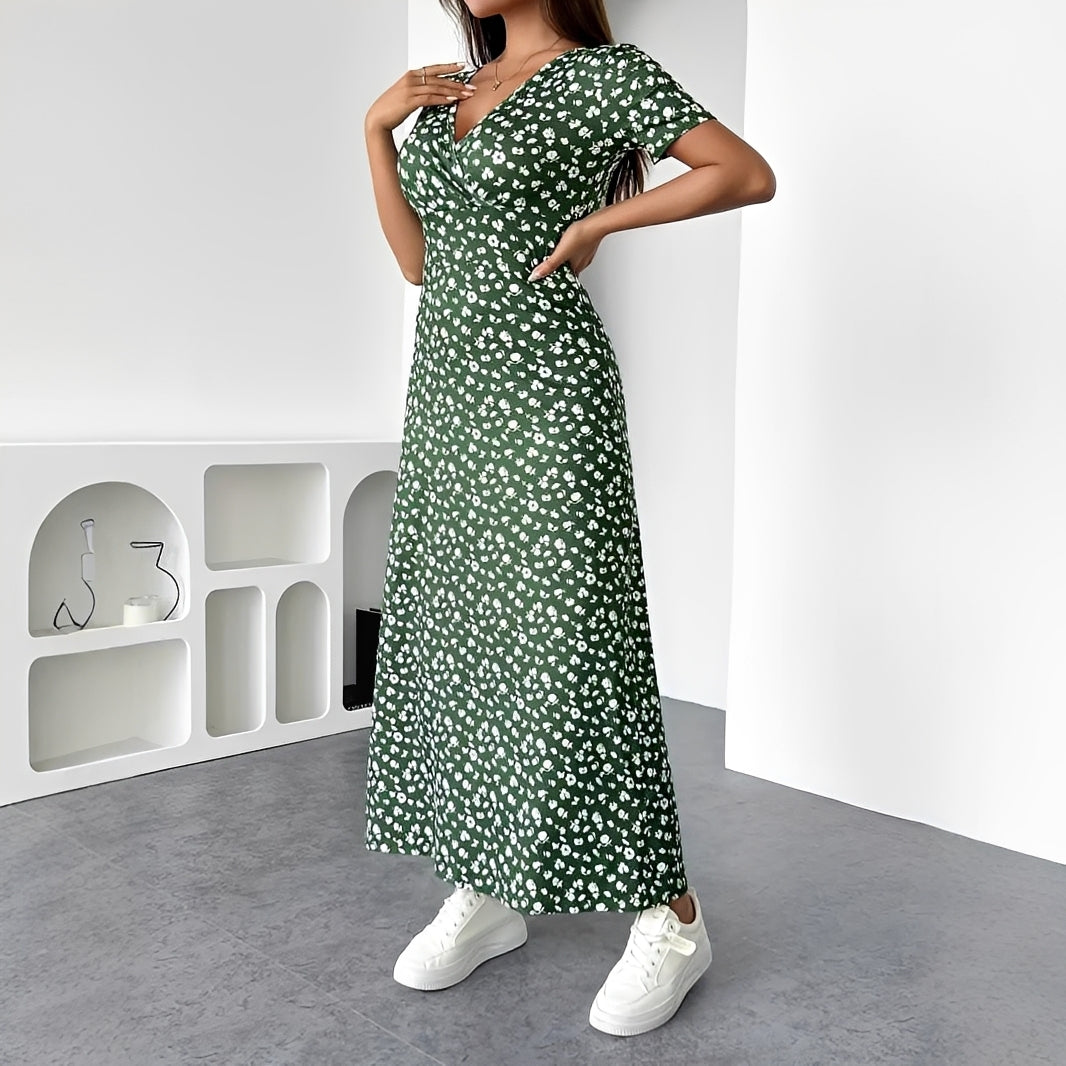 Reggie - Stilvolles Florales Maxikleid