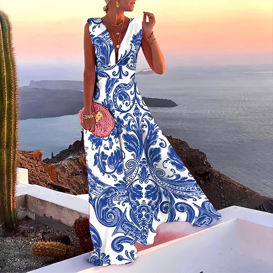 Lilyana - Schickes Ärmelloses Maxikleid