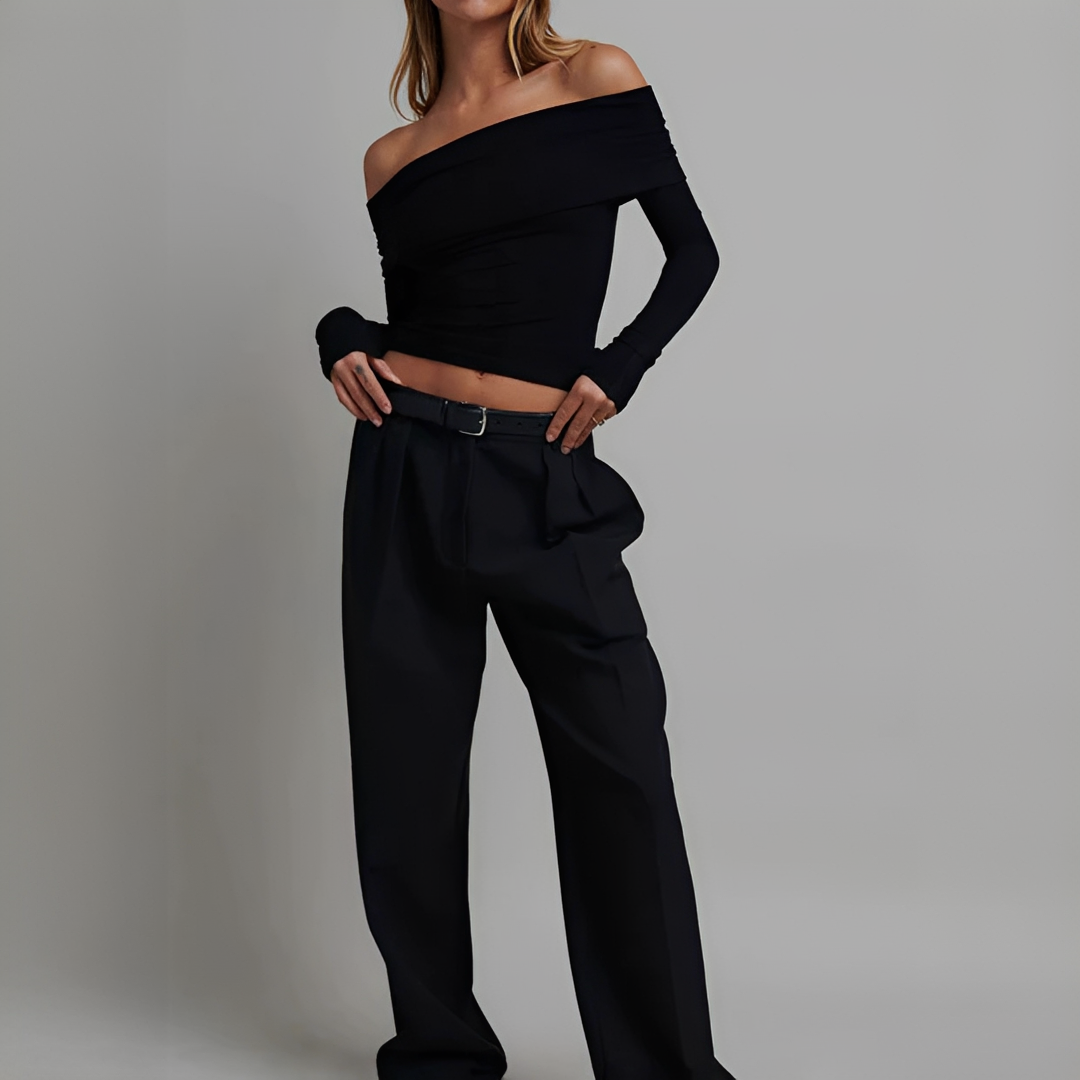 Kathryn - Elegantes Oberteil ohne Schulter