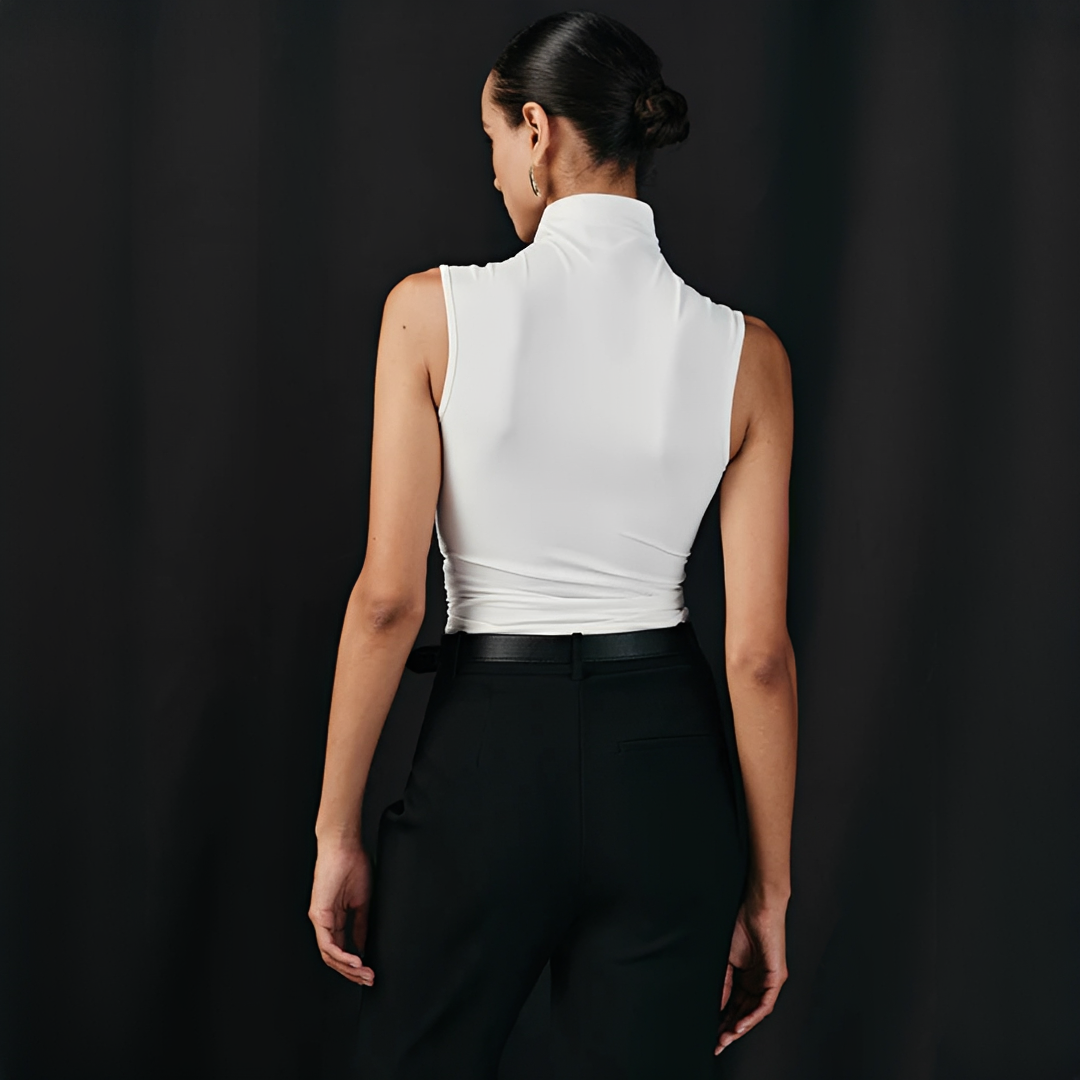 Mireya - Schickes Kreuzkragen-Top
