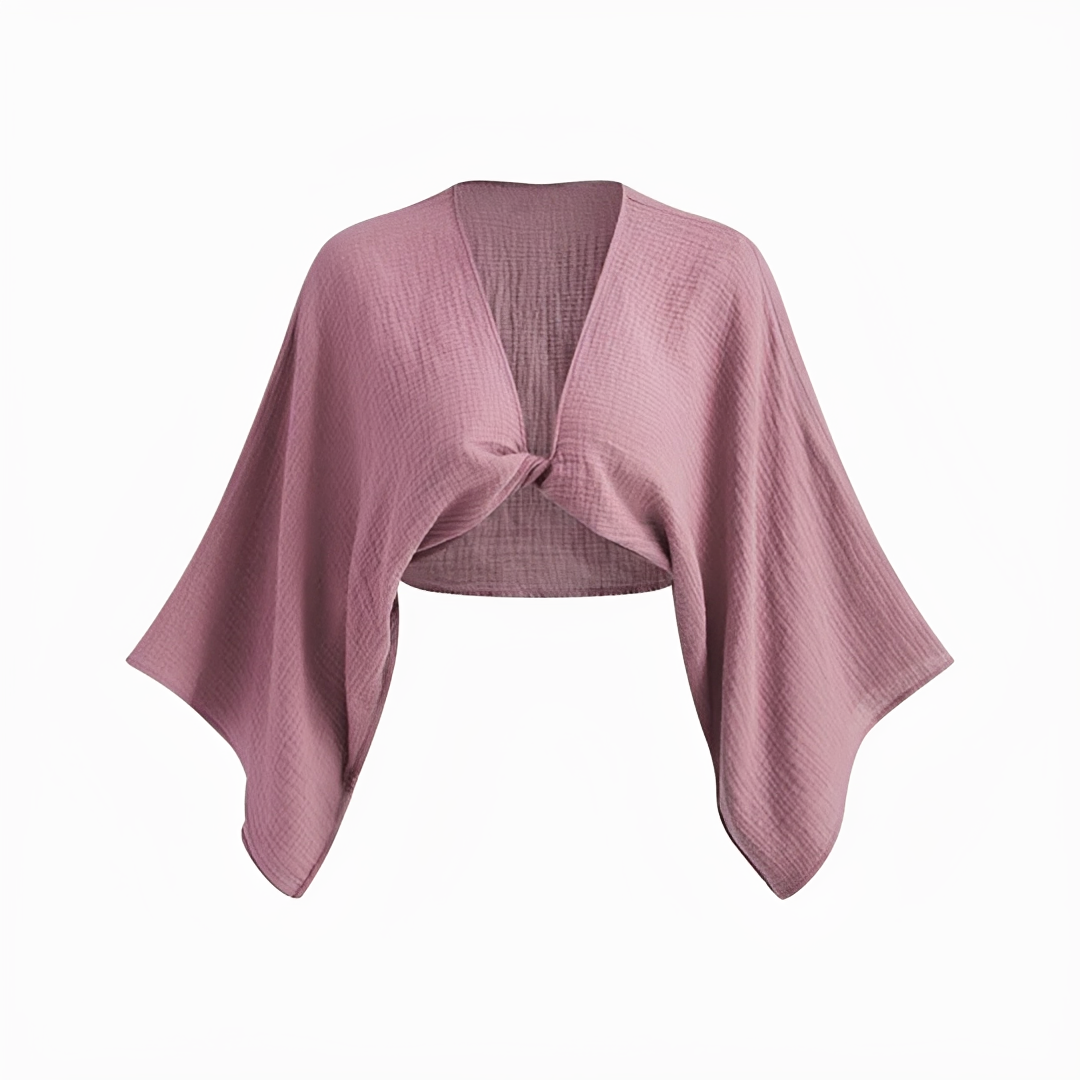 Arabella - Elegante Bluse mit Knoten vorne