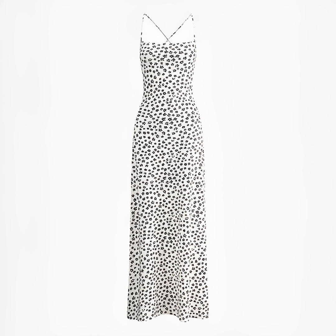 Emily - Langes, lockeres Kleid mit Spaghettiträgern