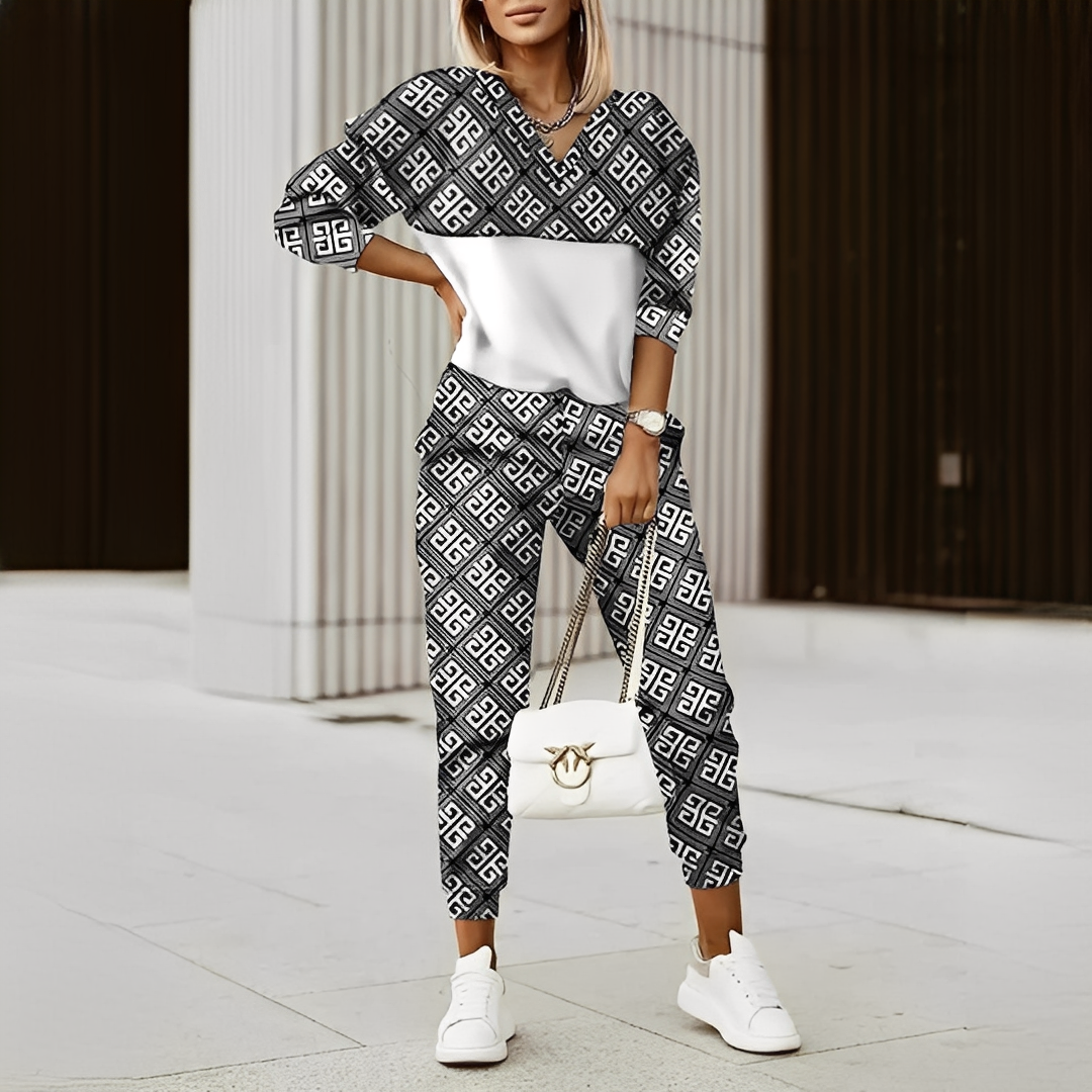 Chenafe - Trendiges zweiteiliges Damen-Set
