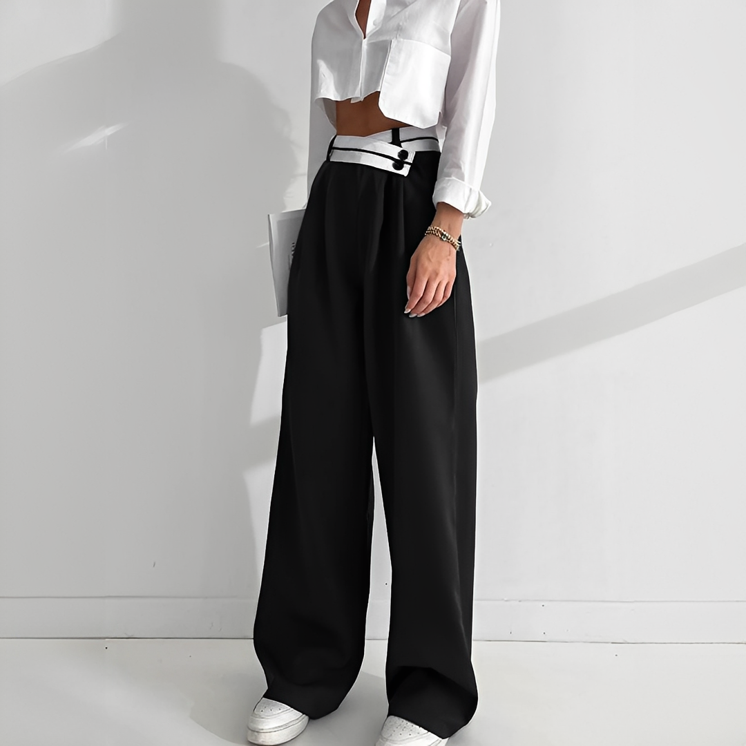 Aurilla - Stilvolle Hose mit weitem Bein
