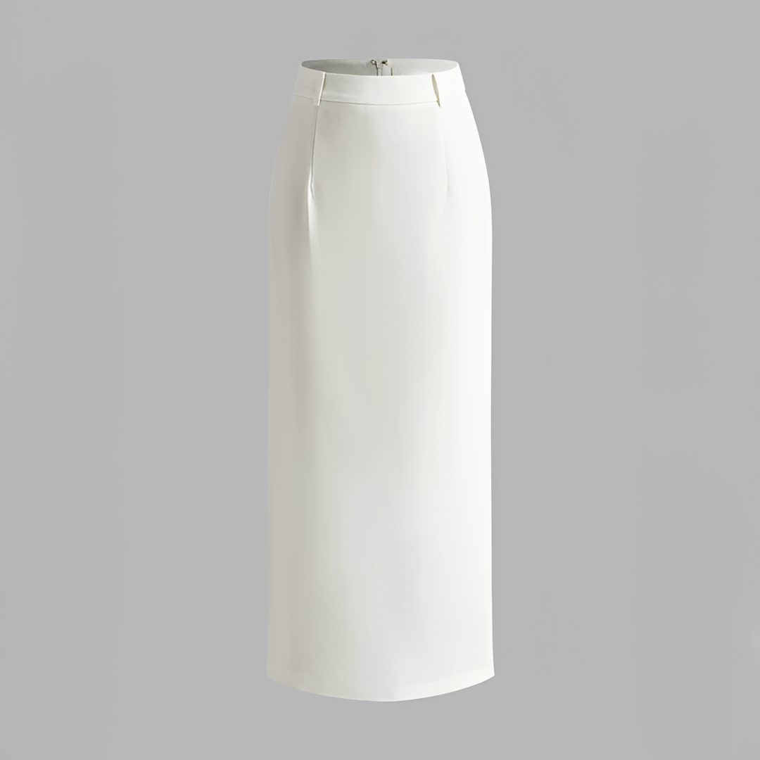 Alita - Eleganter Maxirock mit Schlitz hinten