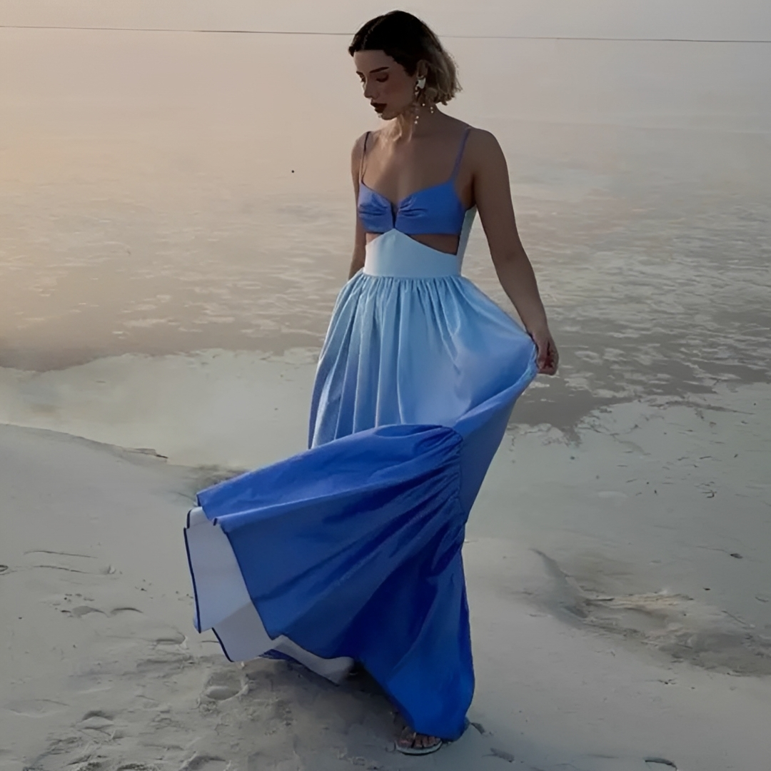 Corina - Schickes Cami-Maxi-Kleid