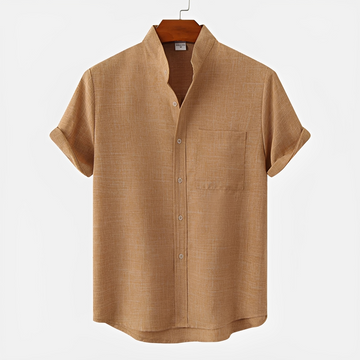 Hayden - Schlichtes Button-Up-Polo-Shirt
