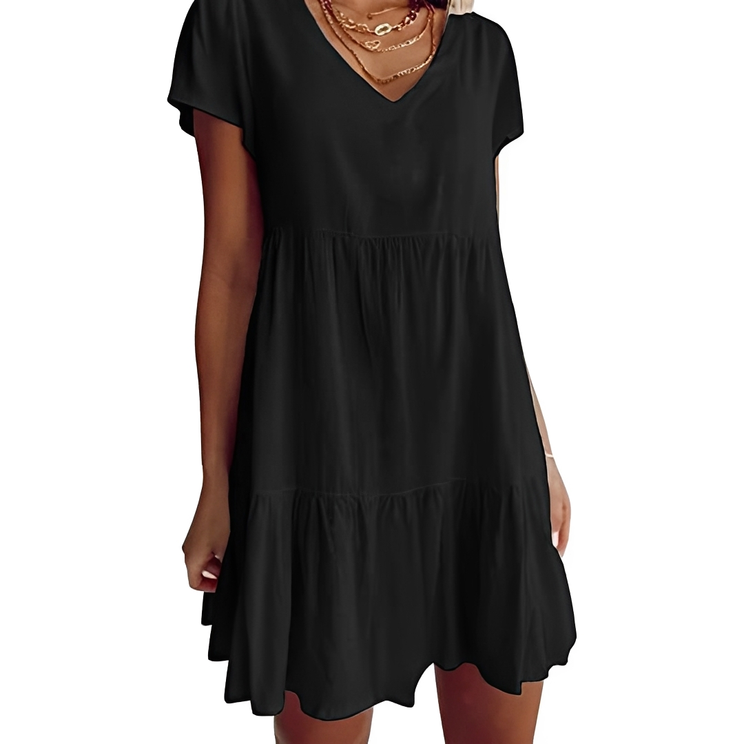 Judith - Leichtes, Weites Kurzes Kleid