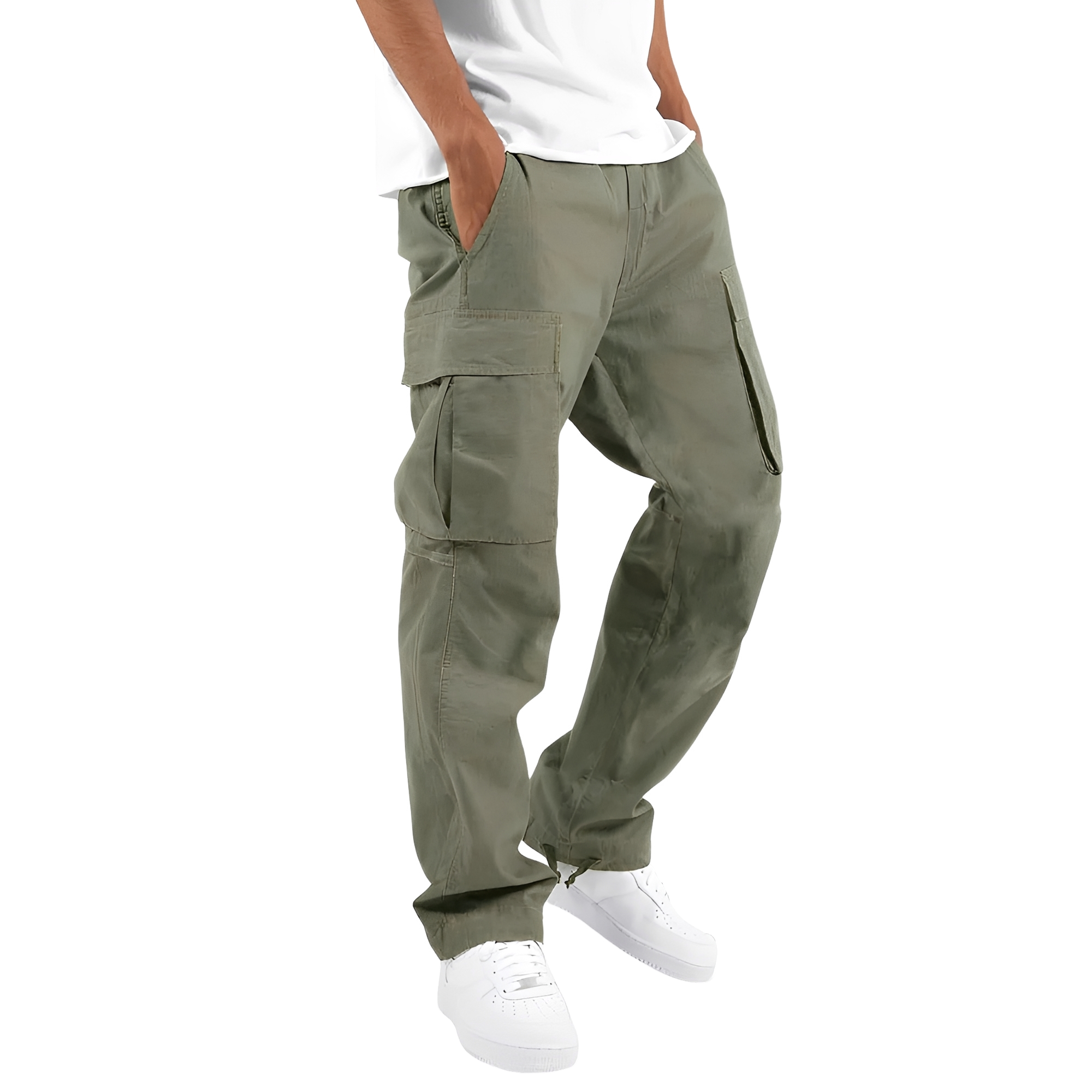 Cooper - Weite Herren-Cargohose mit Zugband