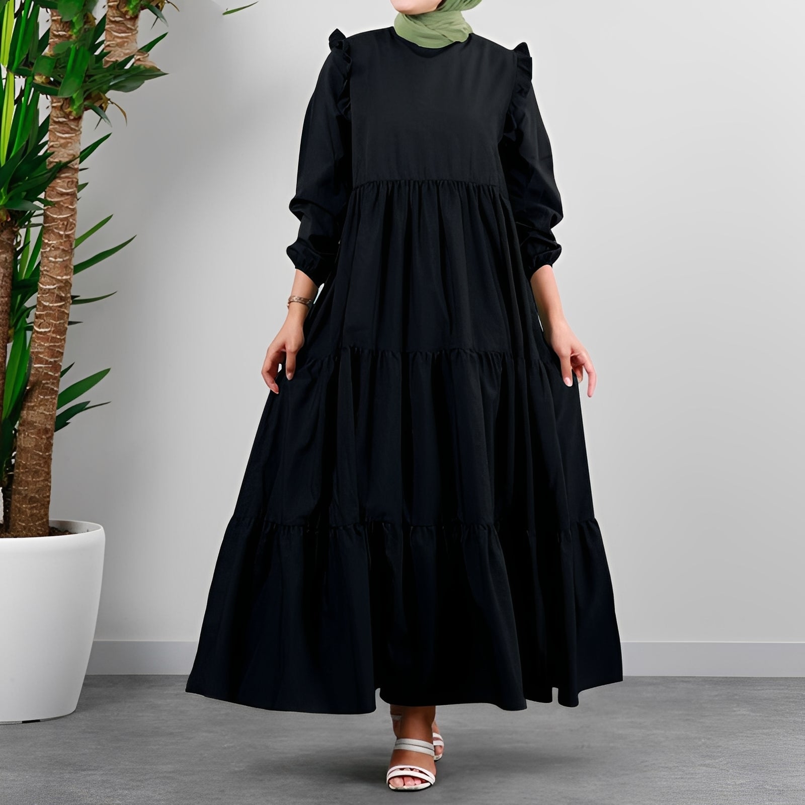 Margaret - Stilvolles Swing-Midikleid