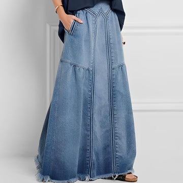 Nella - Stilvoller Jeansrock mit Tasche für Damen